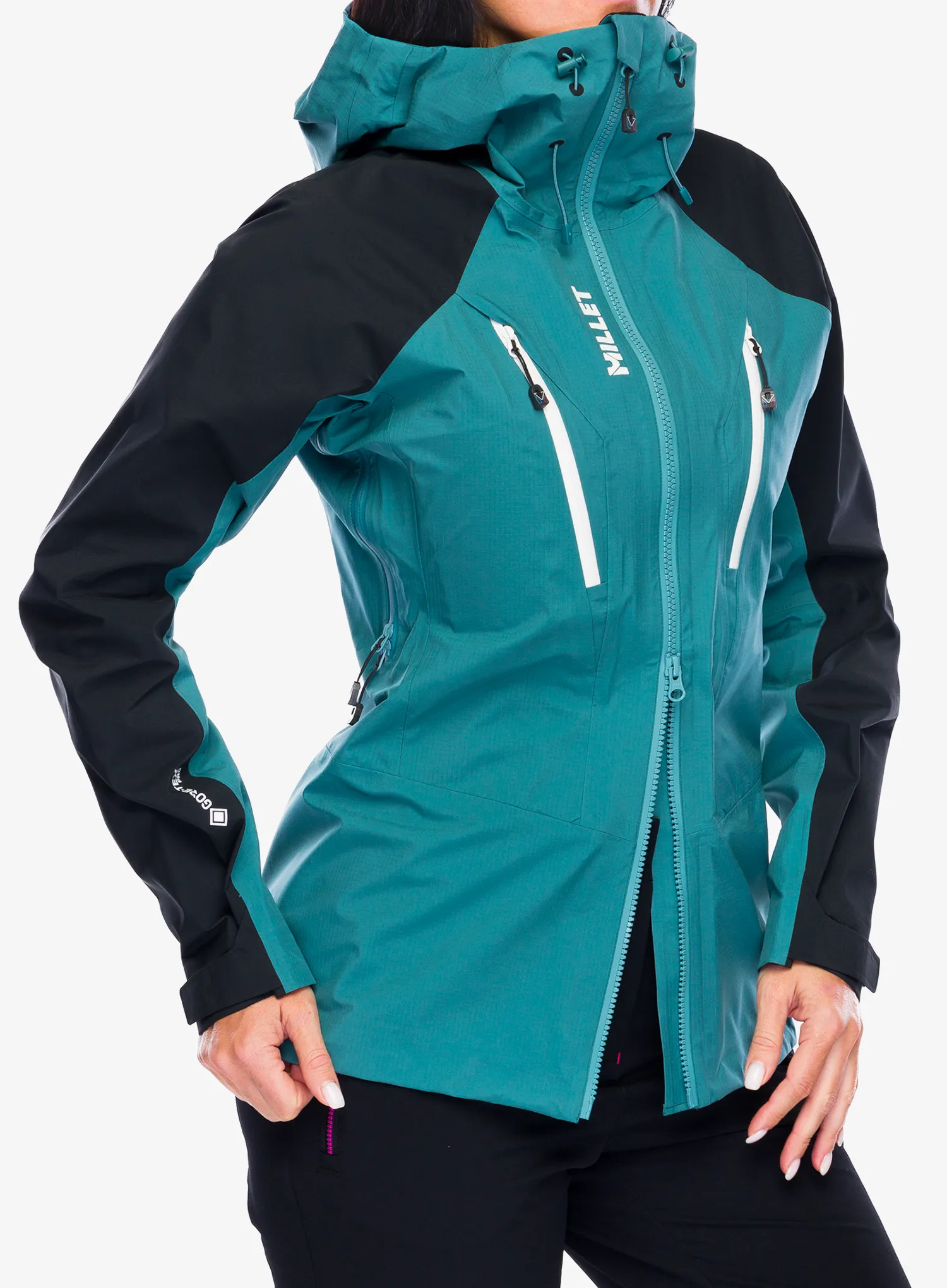 Dámská nepromokavá bunda s membránou Millet Trilogy V Icon GTX Pro Jacket - hydro/black