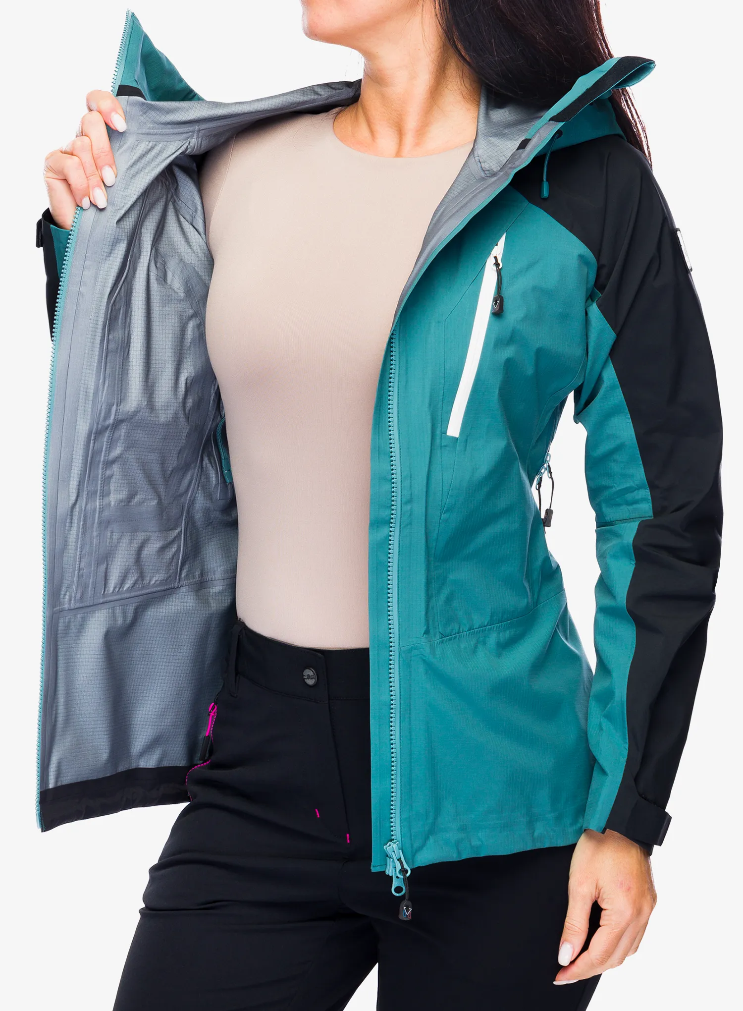 Dámská nepromokavá bunda s membránou Millet Trilogy V Icon GTX Pro Jacket - hydro/black