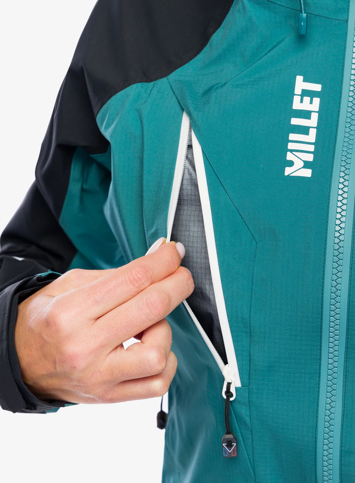 Dámská nepromokavá bunda s membránou Millet Trilogy V Icon GTX Pro Jacket - hydro/black
