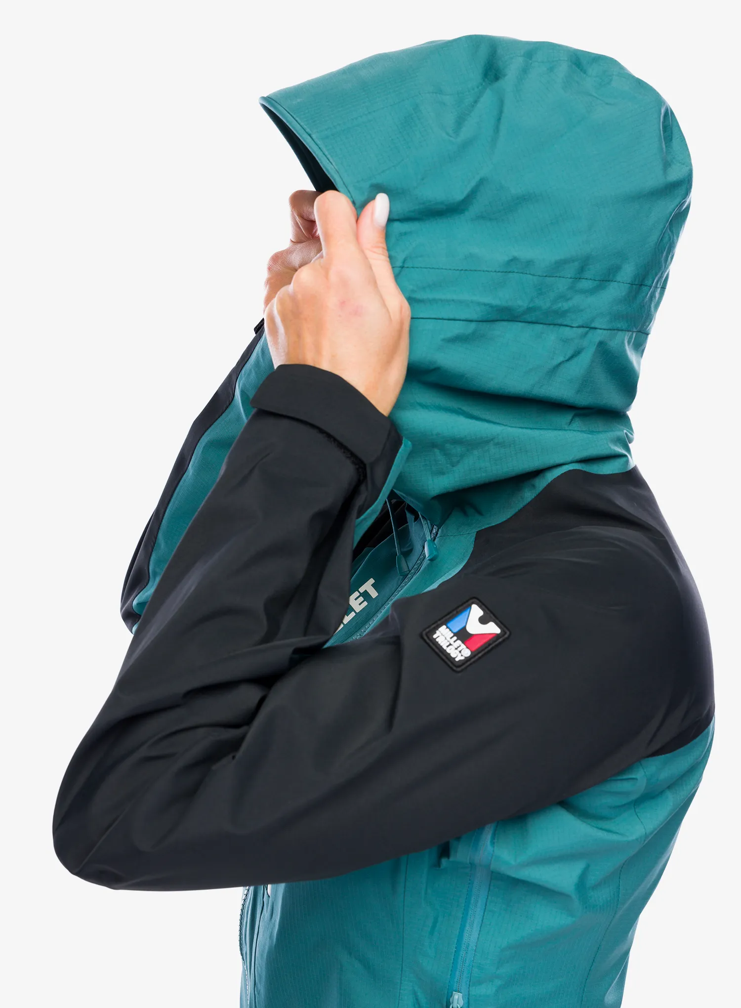 Dámská nepromokavá bunda s membránou Millet Trilogy V Icon GTX Pro Jacket - hydro/black