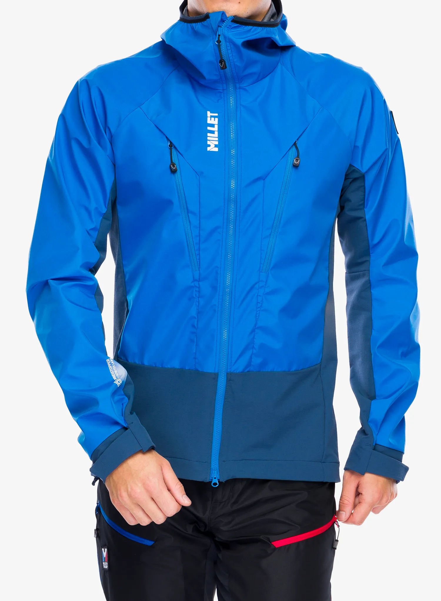 Softshellová bunda Millet Trilogy V Icon INFINIUM Jacket - dark denim/icon blue