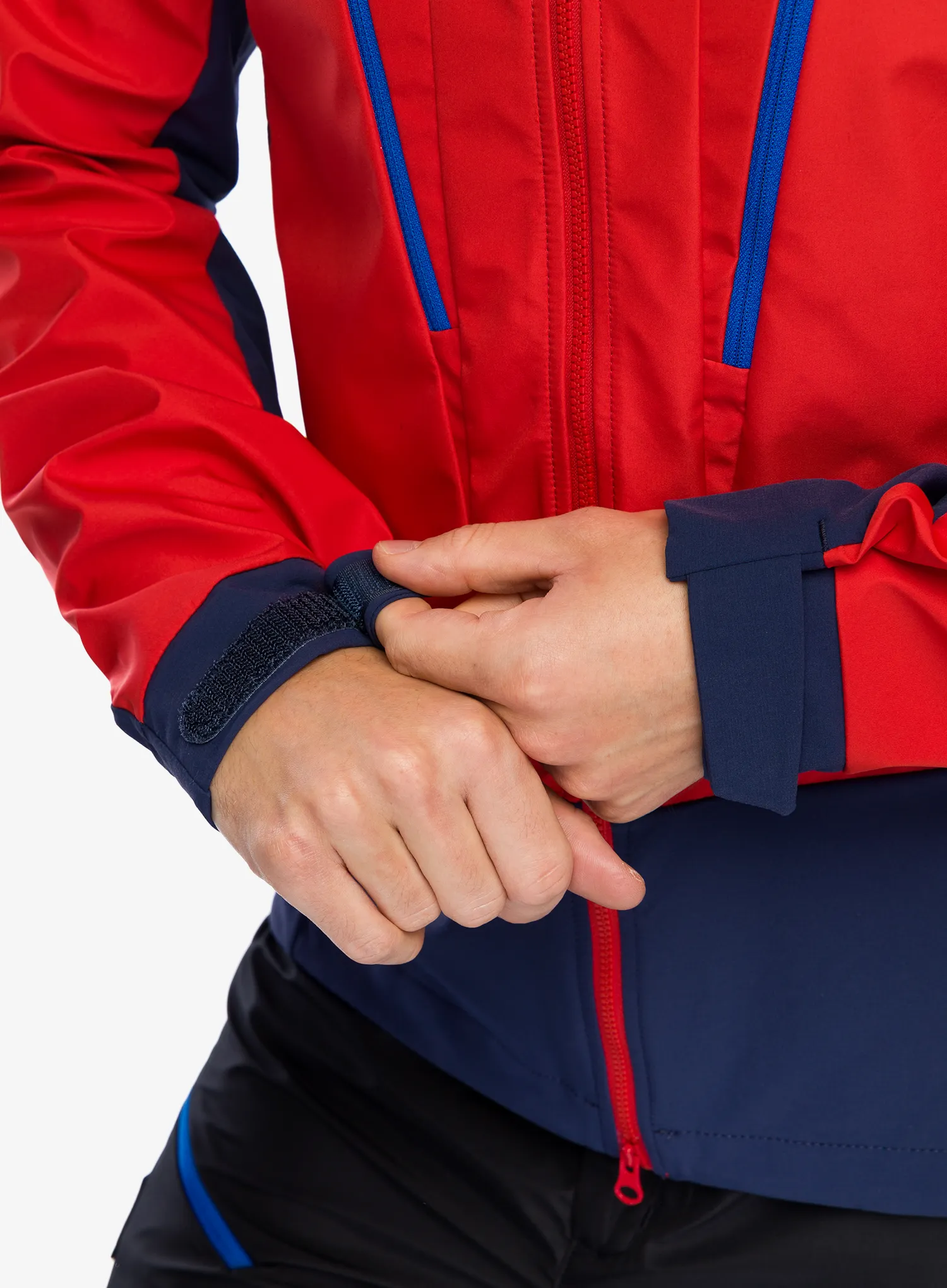 Softshellová bunda pánská Millet Trilogy V Icon INFINIUM Jacket - saphir/rouge