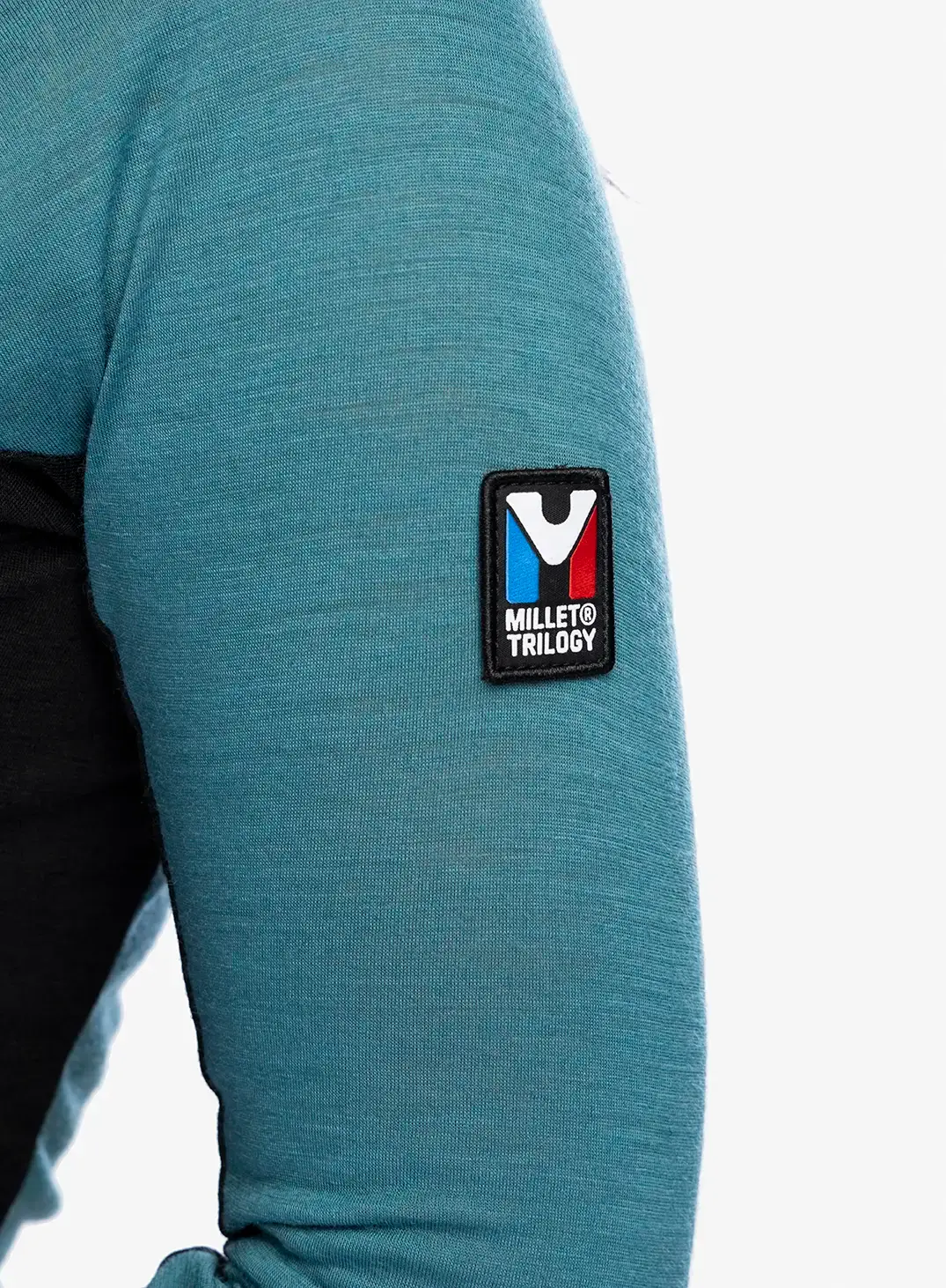 Dámské triko s dlouhým rukávem Millet Trilogy Wool TS LS -  hydro/black