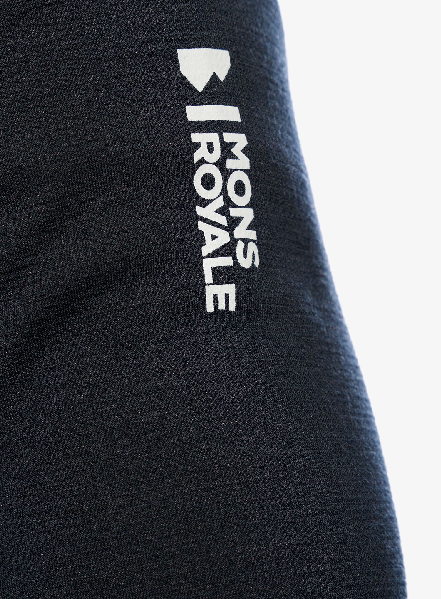 Fleece mikina Mons Royale Approach Merino Shift Fleece Hood - blue slate/black