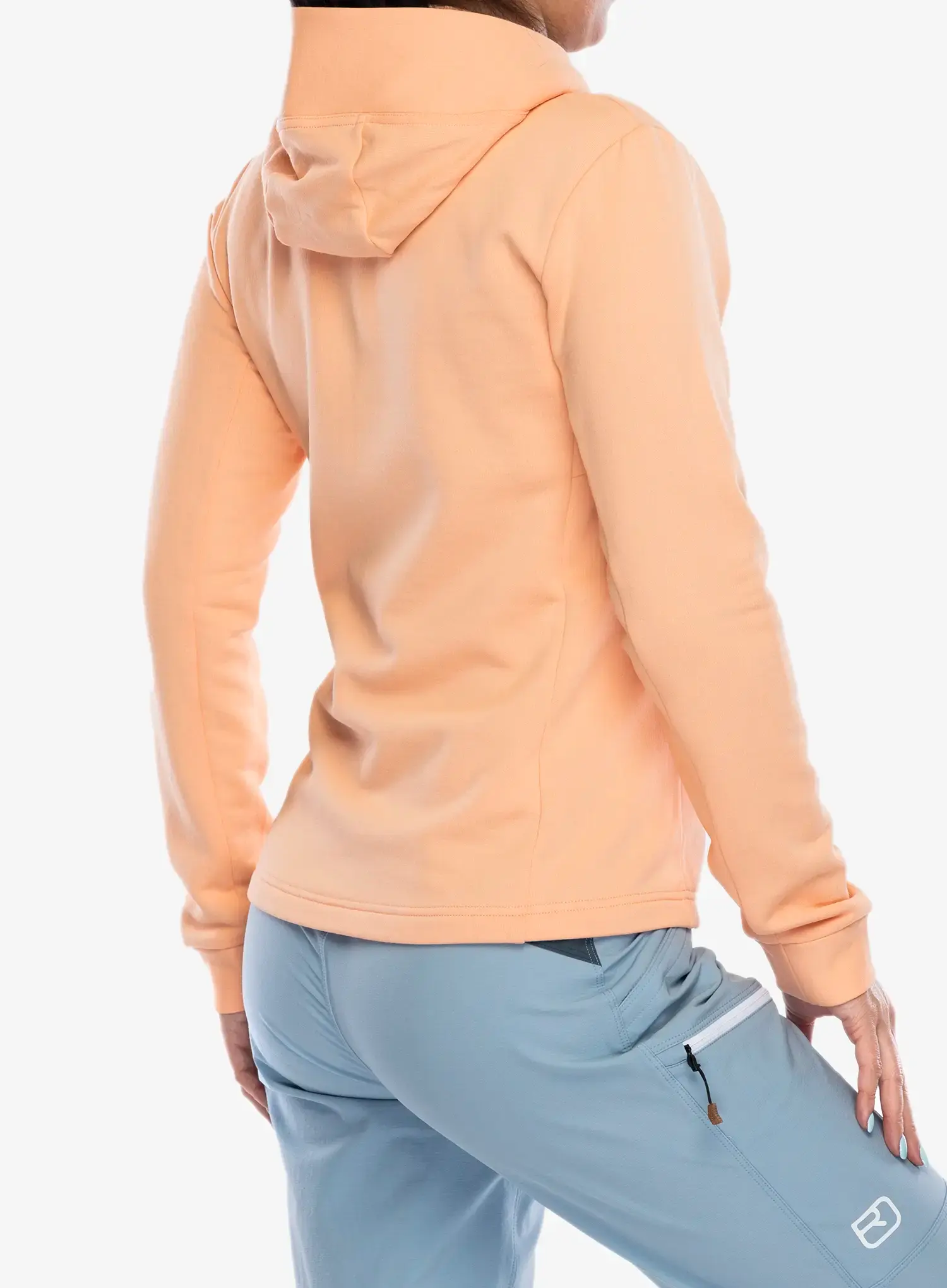 Dámská mikina Mons Royale Arcadia Merino Fleece Hoody - melon