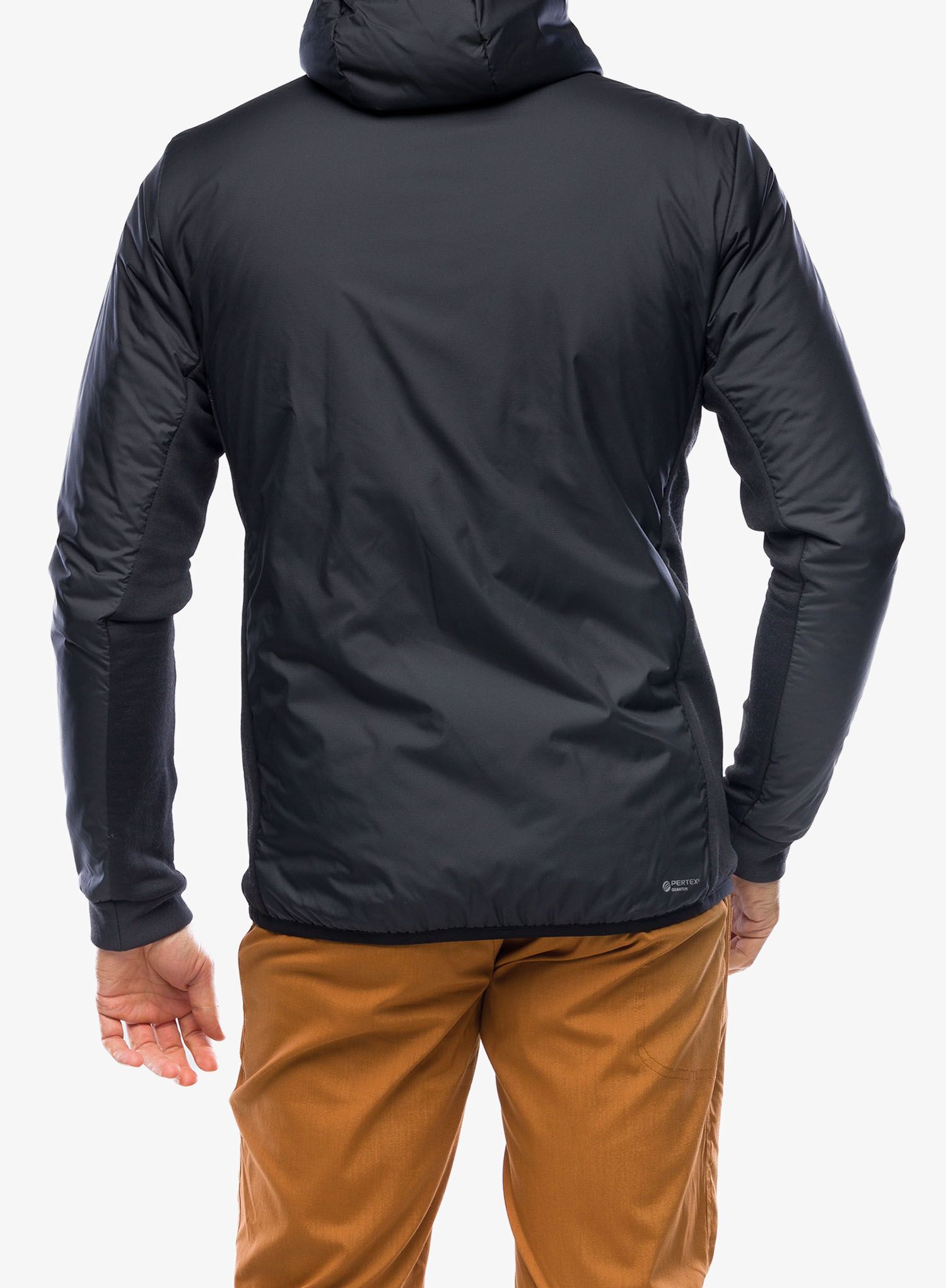 Zateplená bunda Mons Royale Arete Wool Insulation Hood - black