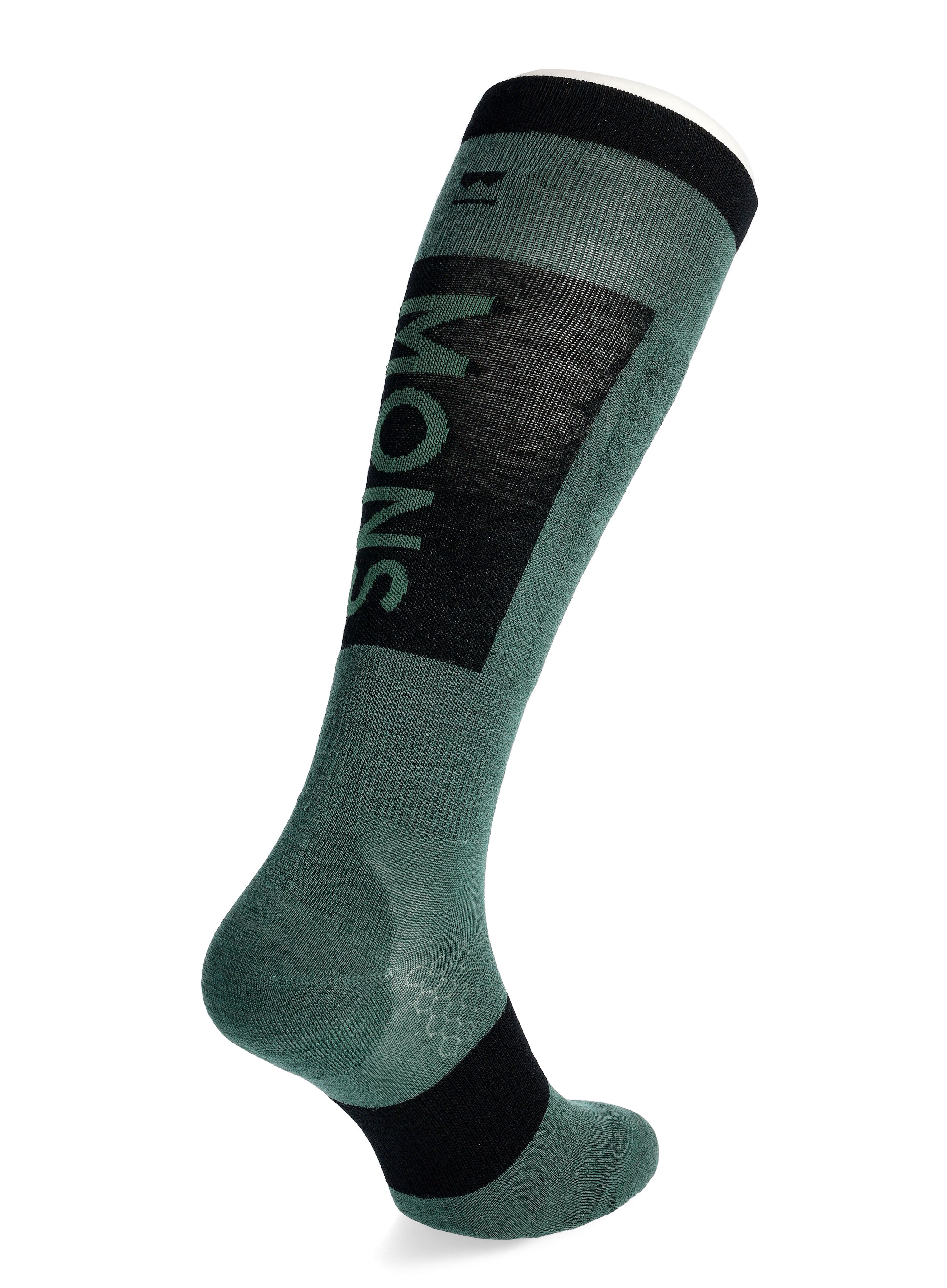 Ponožky Merino Mons Royale Atlas Merino Snow Sock - burnt sage