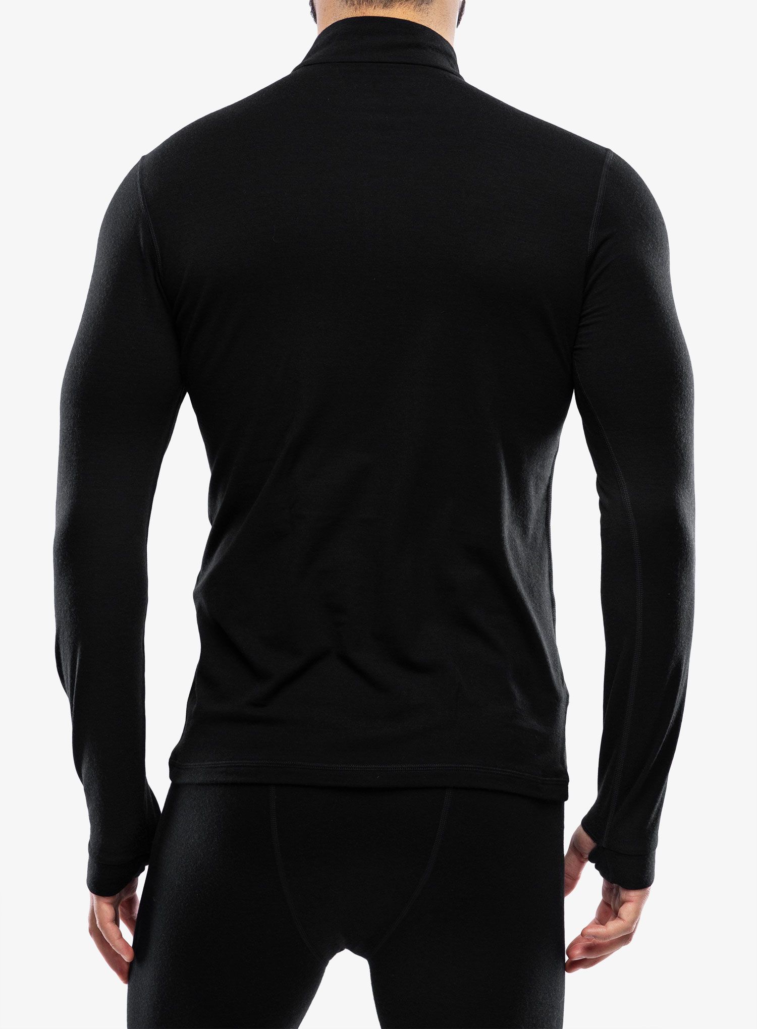Funkční mikina Mons Royale Cascade 1/4 Zip - black