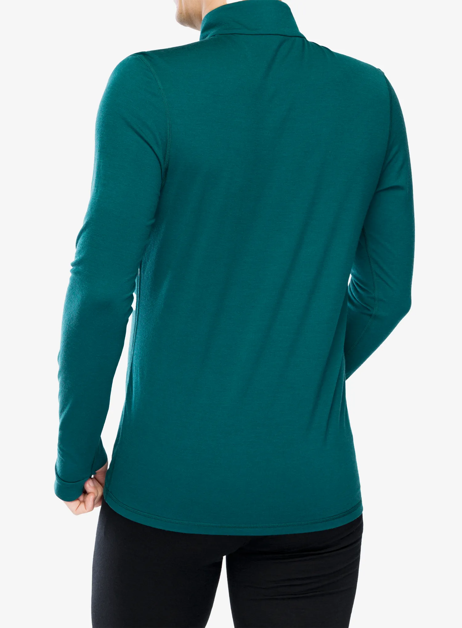 Funkční mikina Mons Royale Cascade 1/4 Zip - evergreen