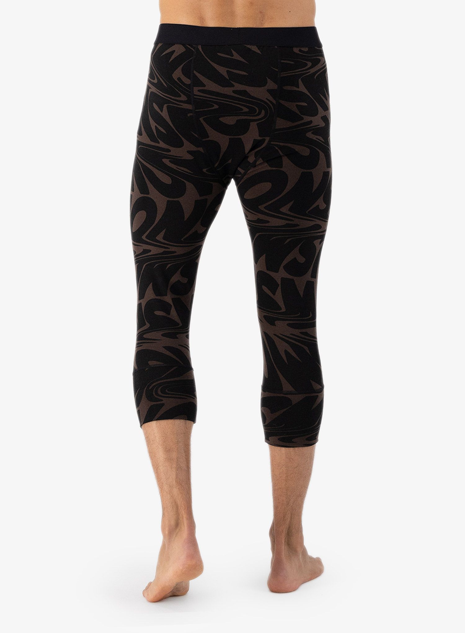 Termolegíny Mons Royale Cascade Merino Flex 200 3/4 Legging - signal lost cedar