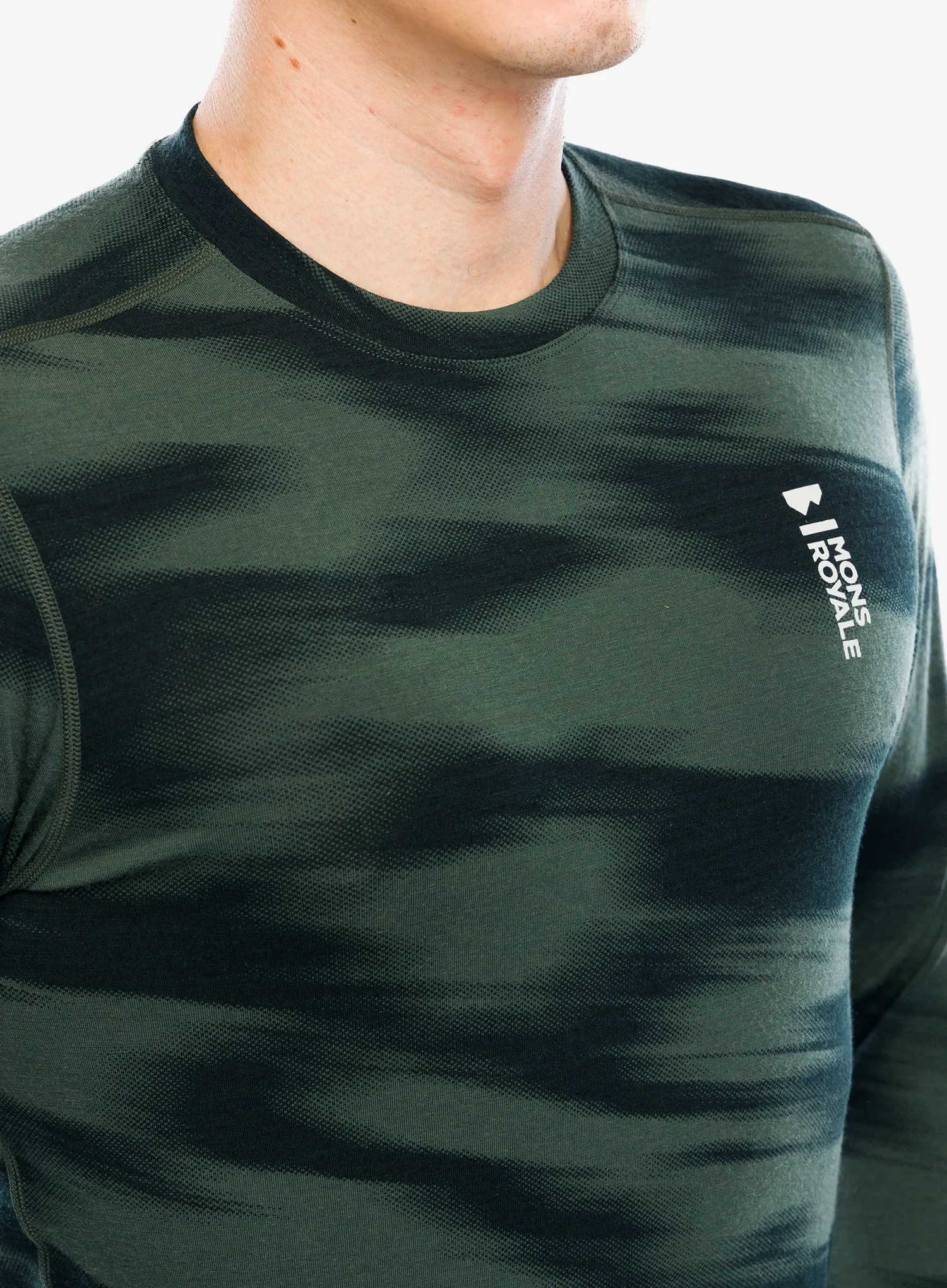 Termoaktivní mikina Mons Royale Cascade Merino Flex 200 LS - motion