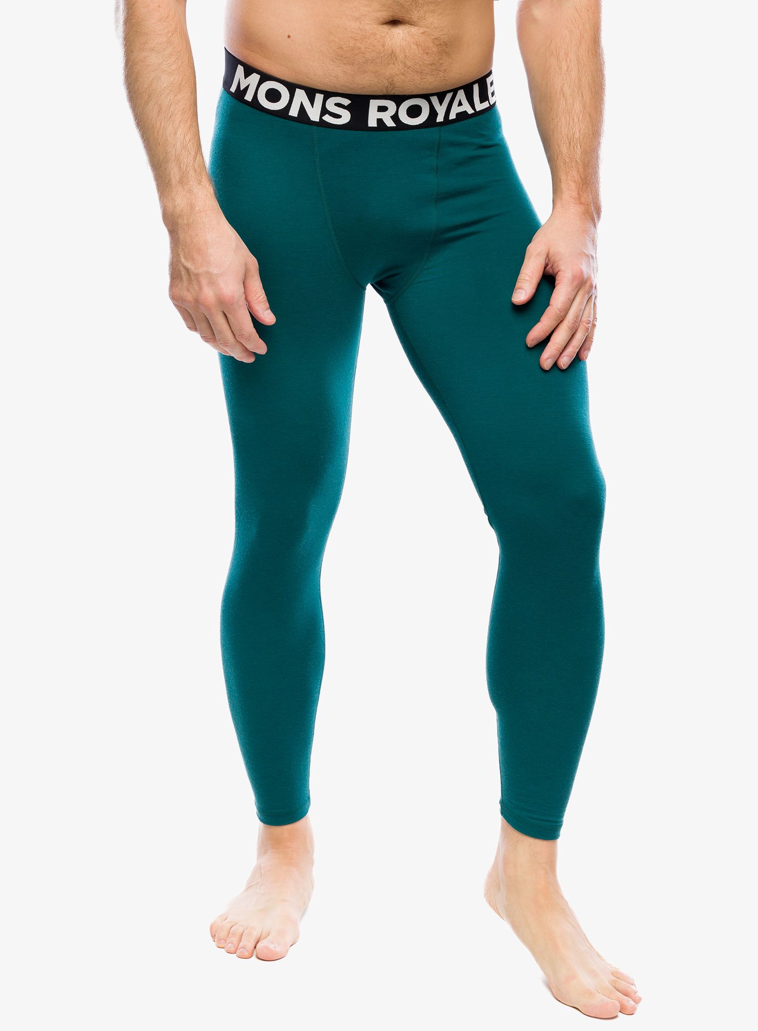 Termolegíny Mons Royale Cascade Merino Flex 200 Legging - evergreen