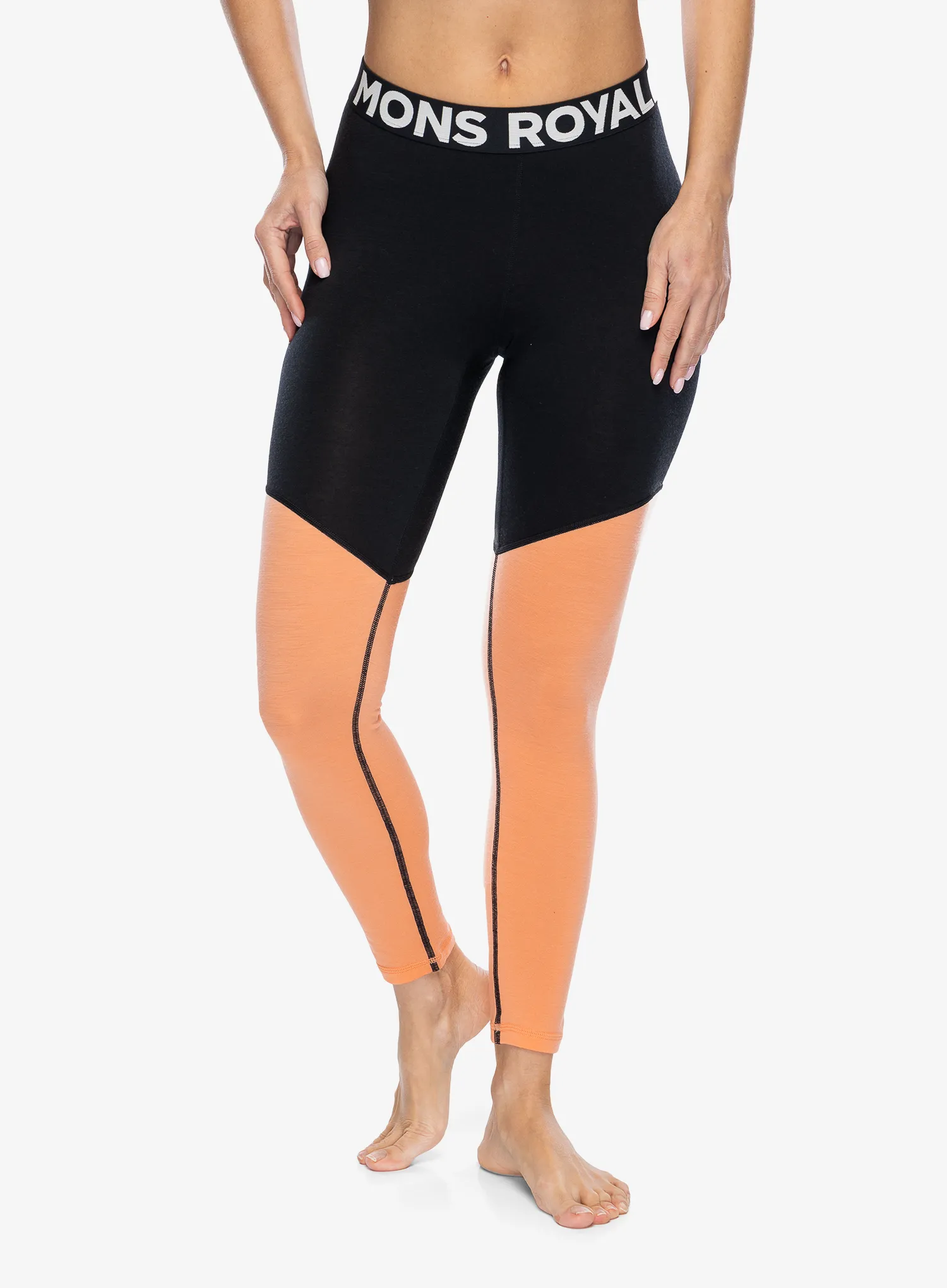 Dámské legíny Mons Royale Cascade Merino Flex 200 Legging - punch