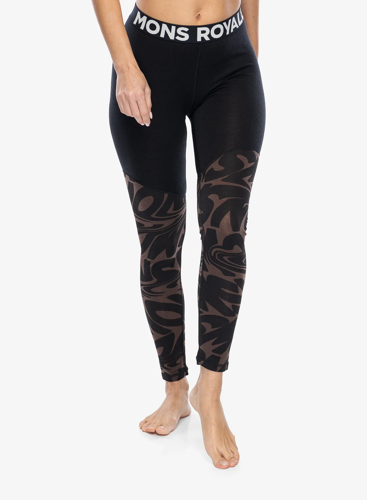 Dámské legíny Mons Royale Cascade Merino Flex 200 Legging - signal lost