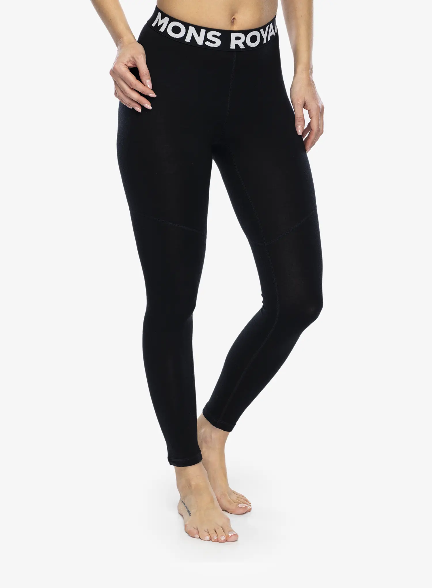 Dámské legíny Mons Royale Cascade Merino Flex 200 - black