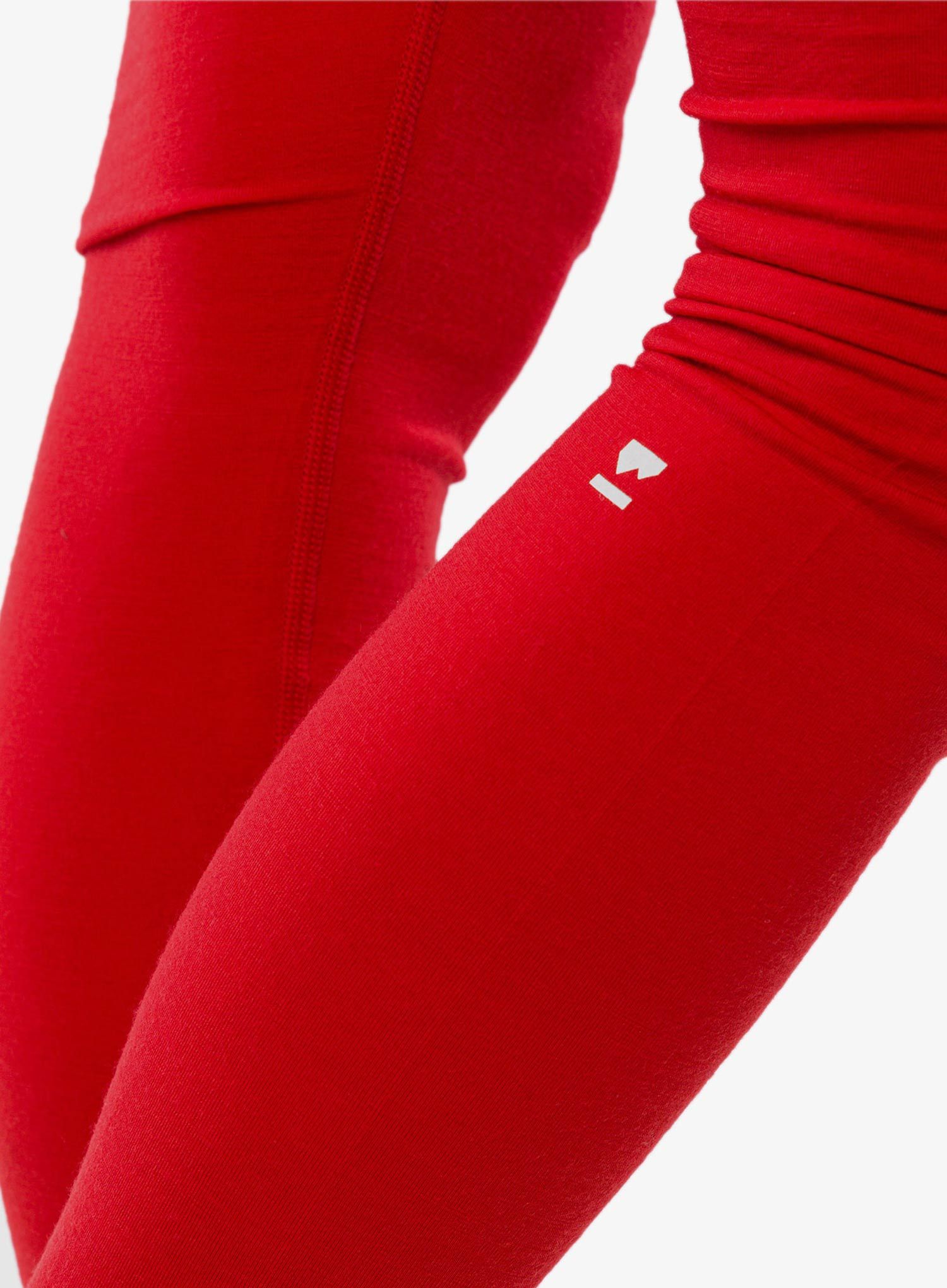 Termolegíny dámské Mons Royale Cascade Merino - retro red