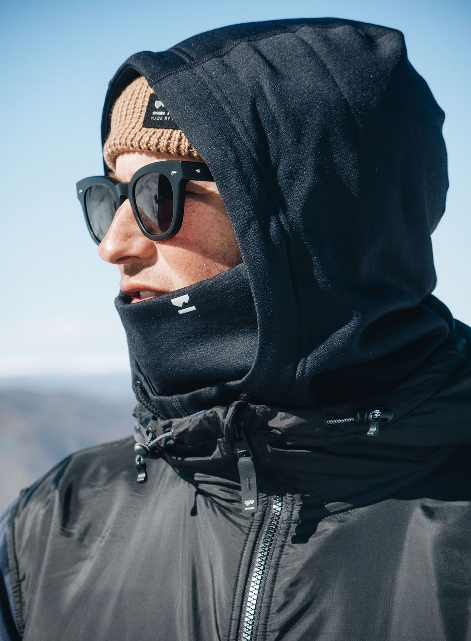 Kukla Mons Royale Decade Merino Fleece Hood - black