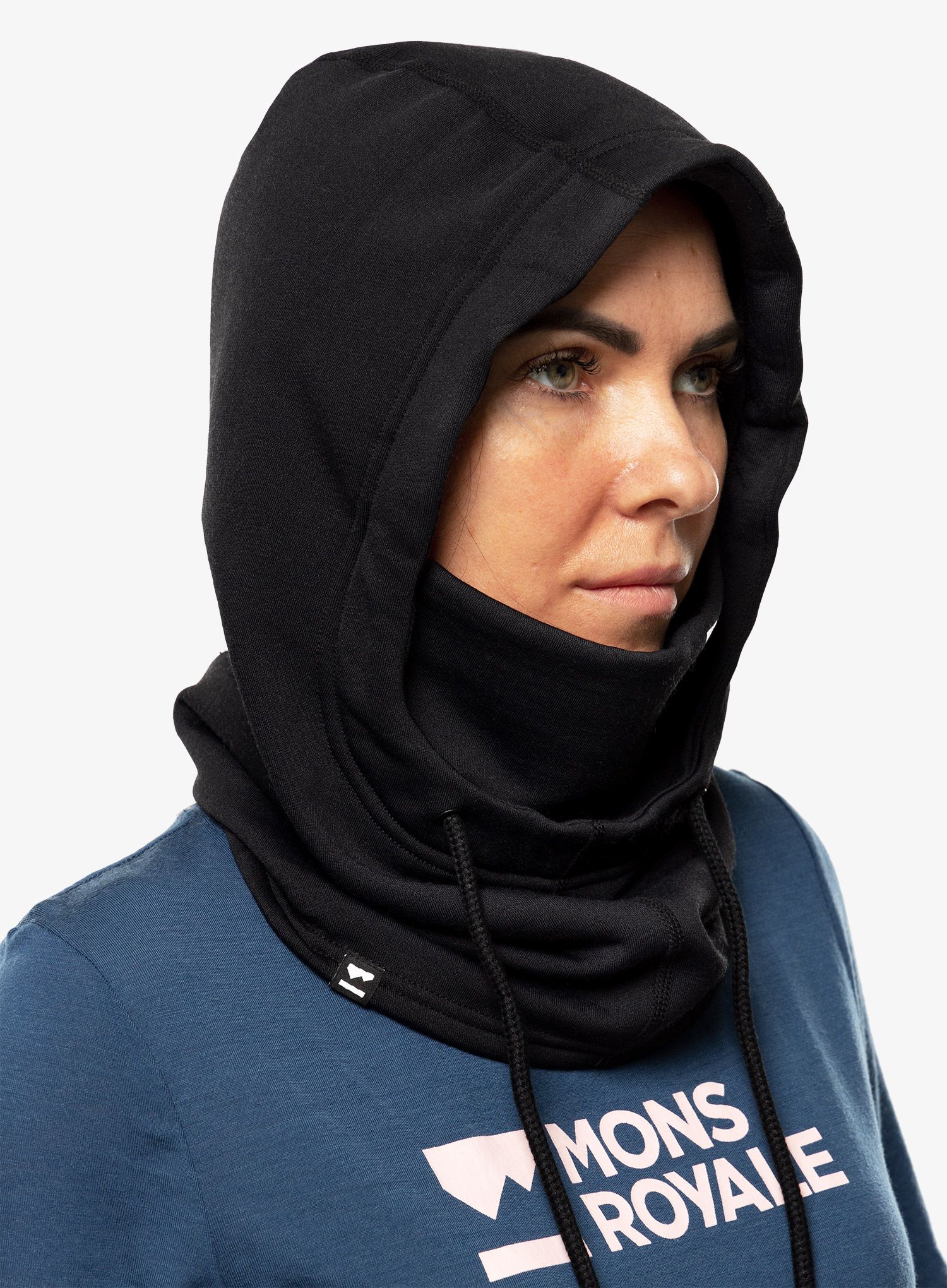 Kukla Mons Royale Decade Merino Fleece Hood - black