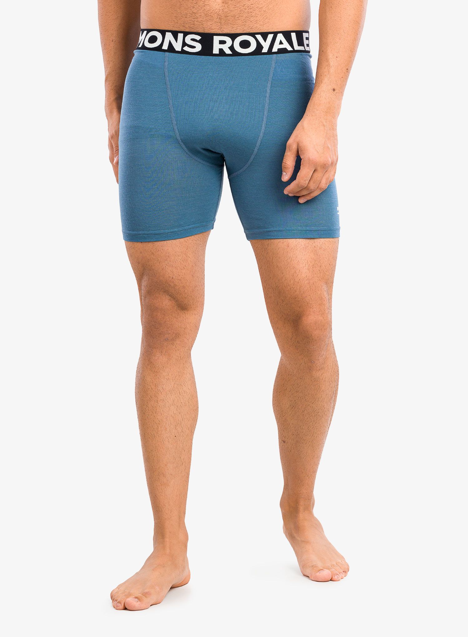 Funkční boxerky Mons Royale Hold 'em Boxer - blue slate