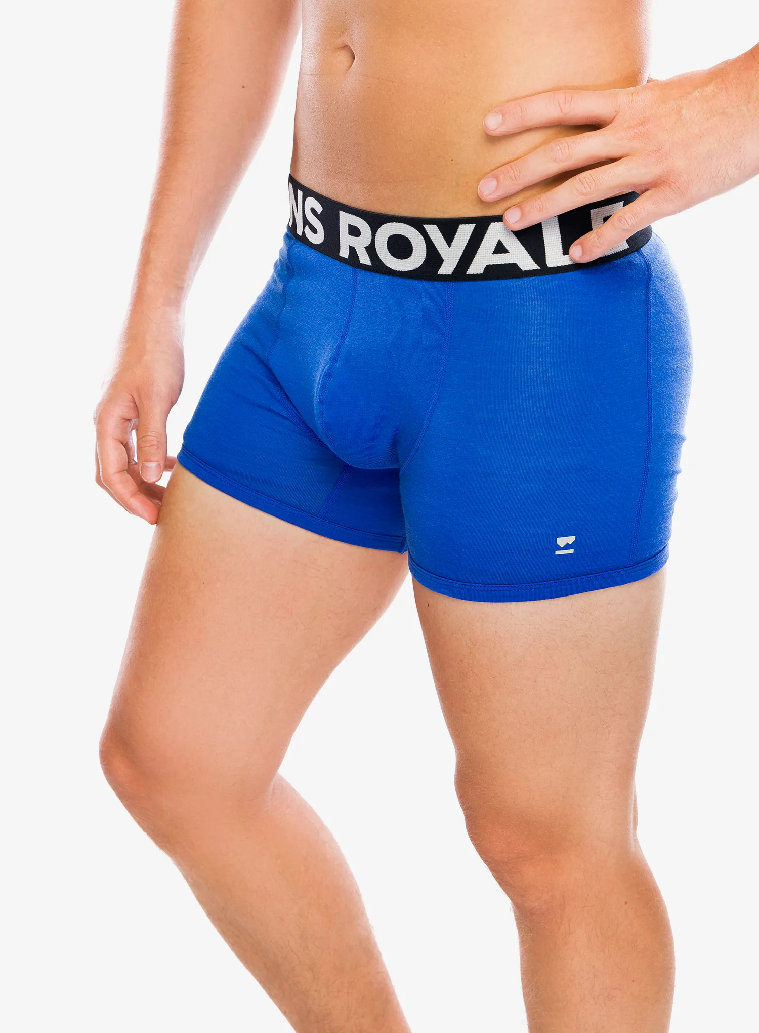 Funkční boxerky Mons Royale Hold 'em Shorty Boxer - cobalt