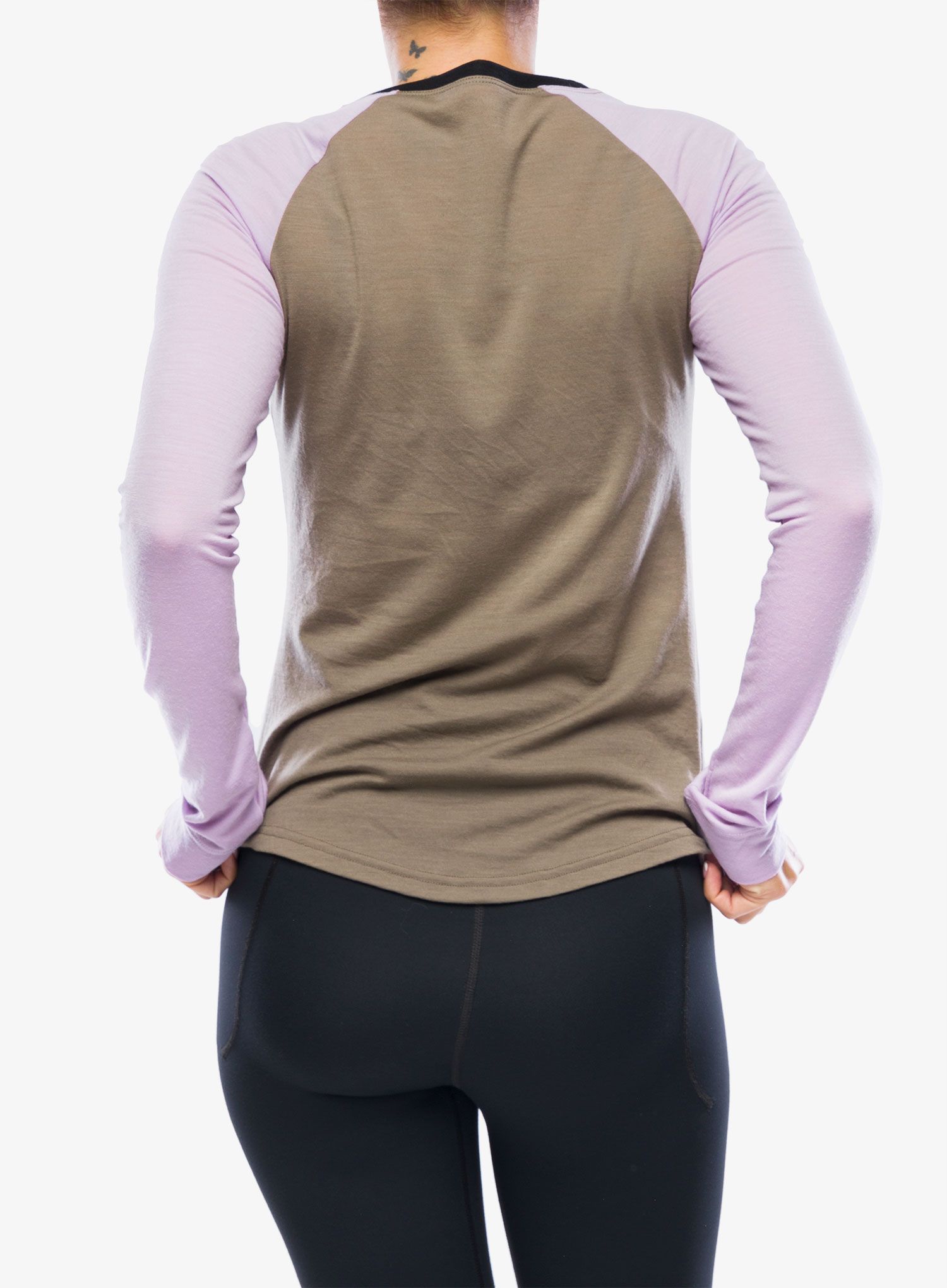 Dámská mikina Mons Royale Icon Raglan - orchid dawn
