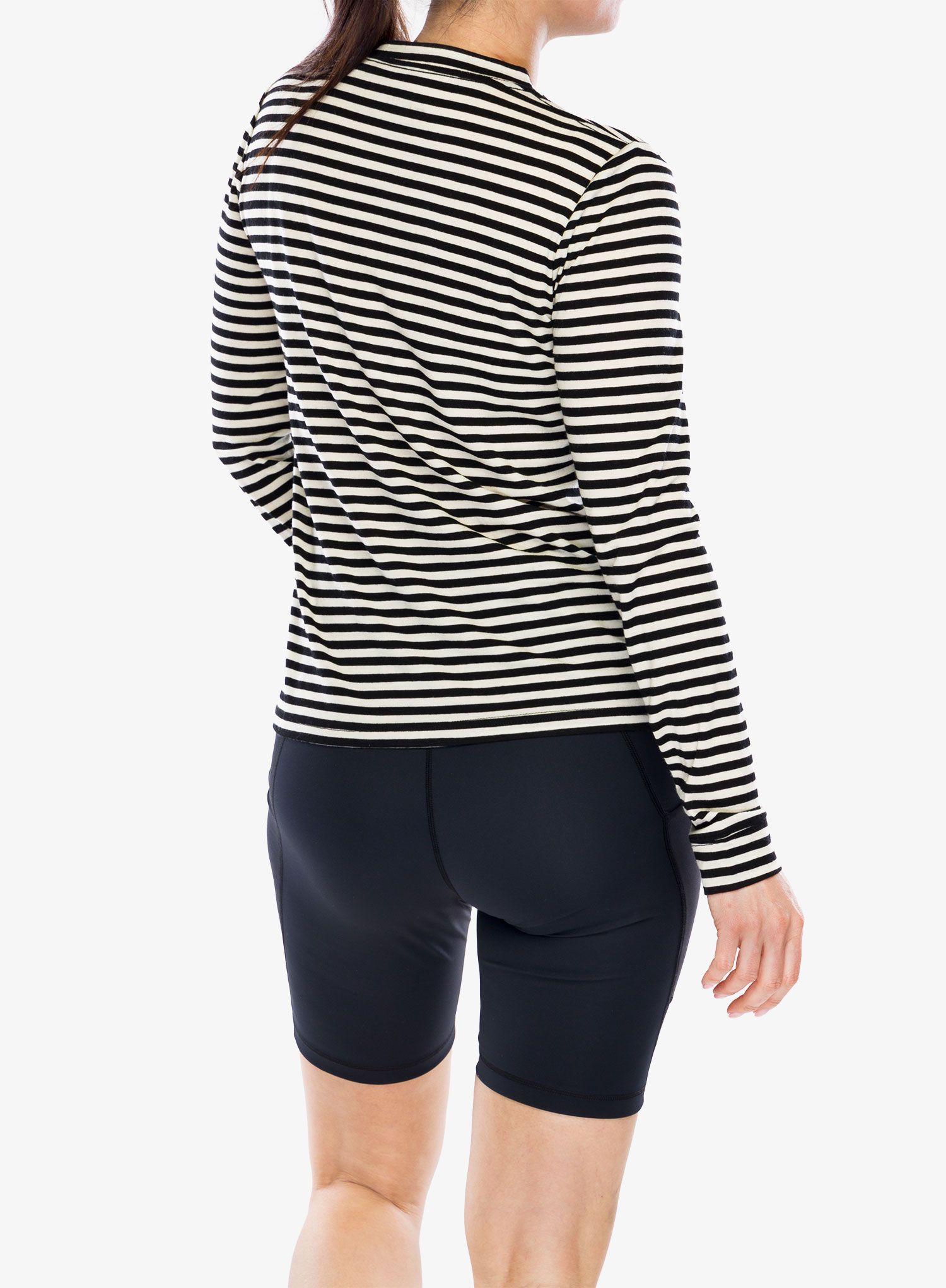 Dámská mikina Mons Royale Icon Relaxed LS - MR stripe