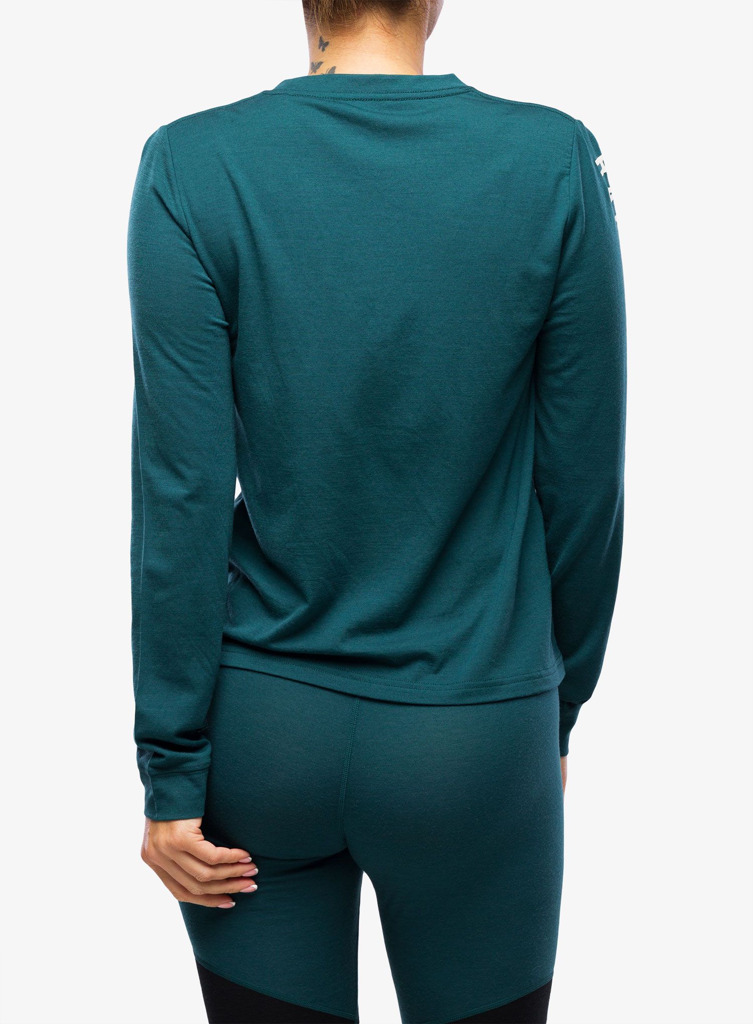 Dámská mikina Mons Royale Icon Relaxed LS - evergreen