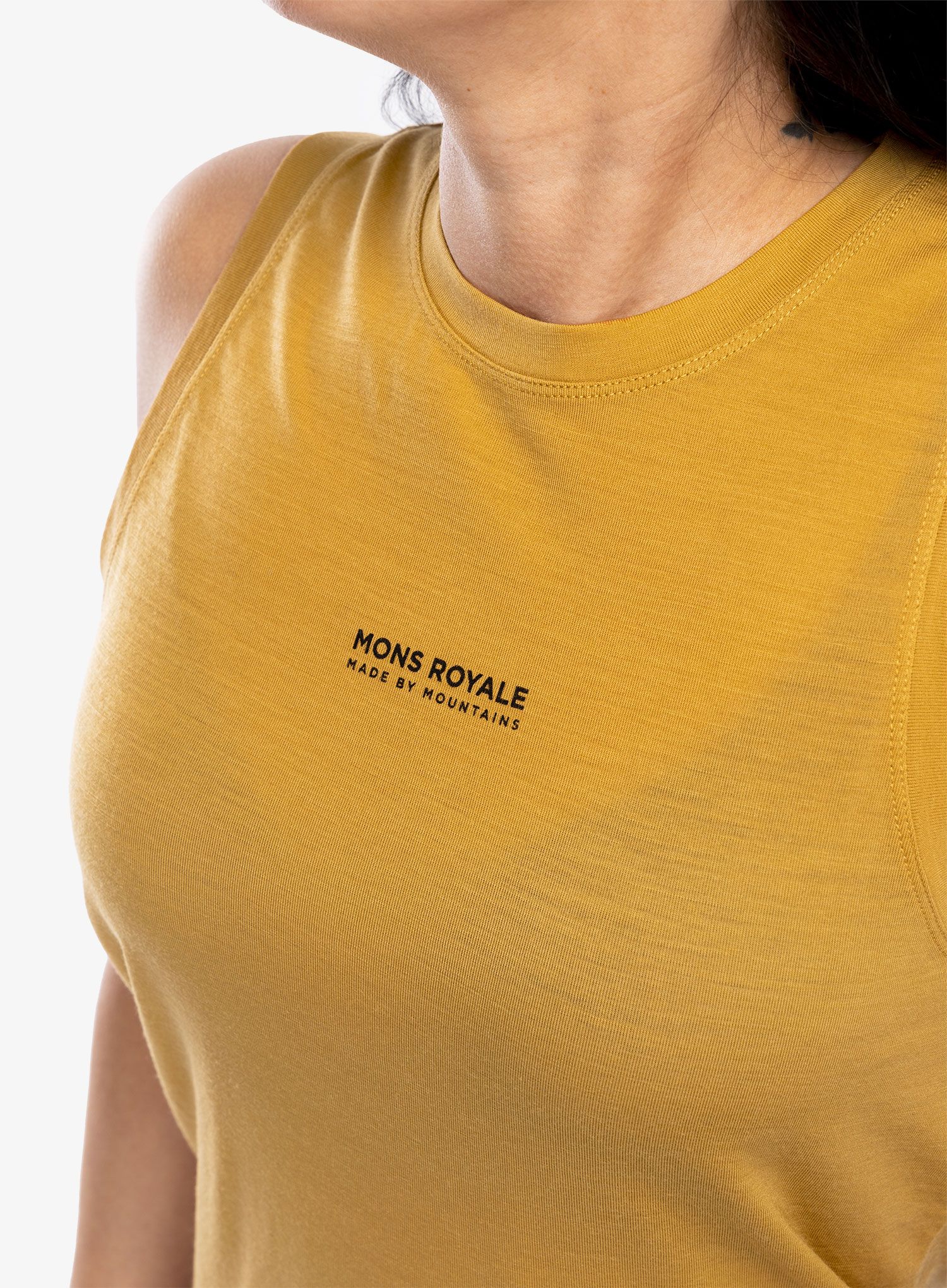 Dámský top Mons Royale Icon Relaxed Tank - honey