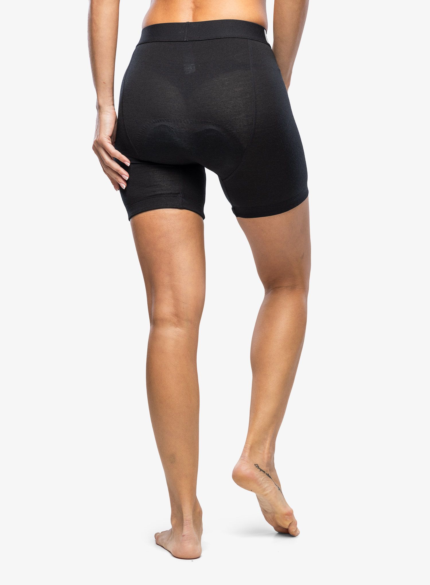 Cyklistické kraťasy dámské Mons Royale Low Pro Merino Bike Short Liner - black
