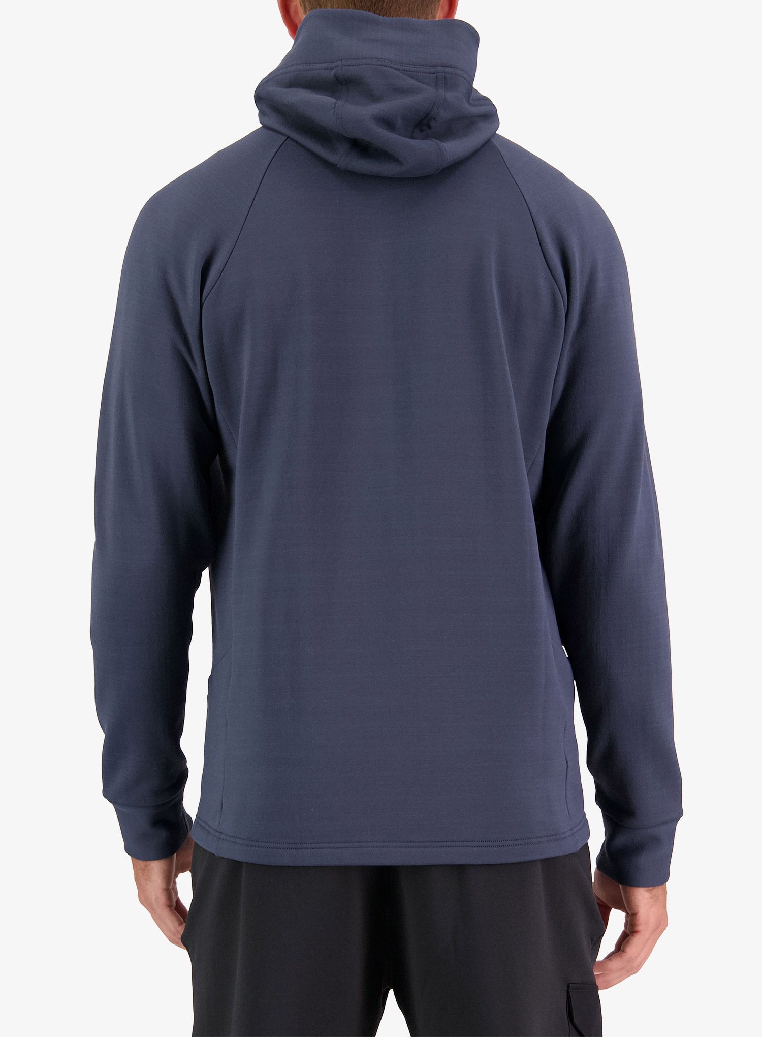 Mikina s kapucí Mons Royale Nevis Merino Fleece Hood - midnight
