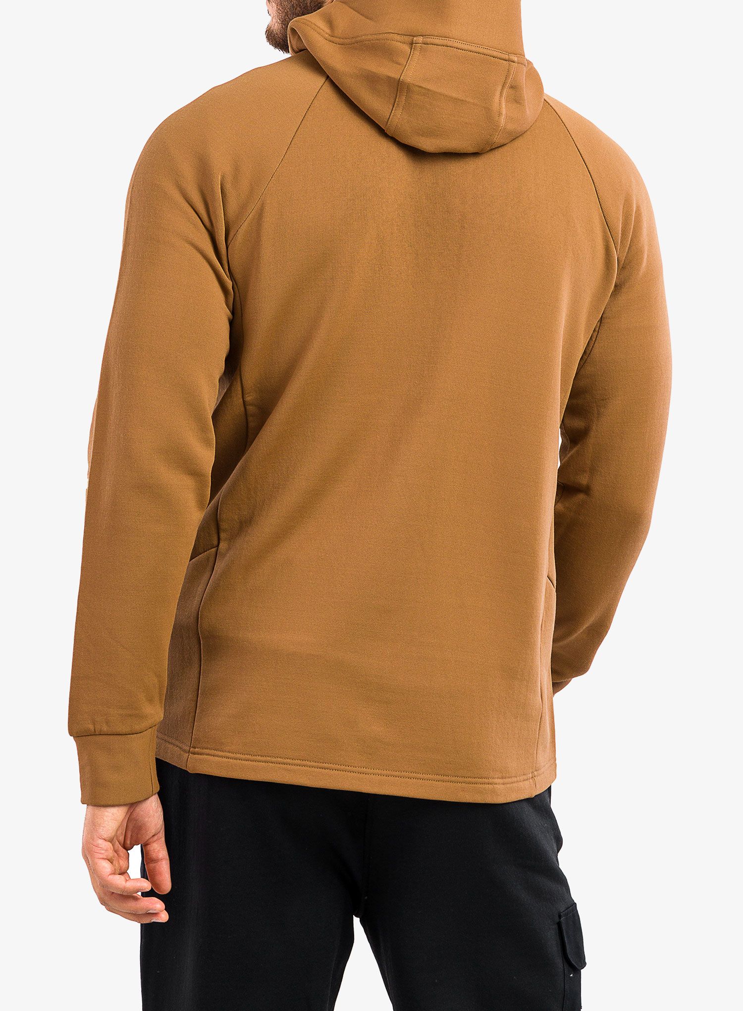 Mikina s kapucí Mons Royale Nevis Merino Fleece Hood - toffee