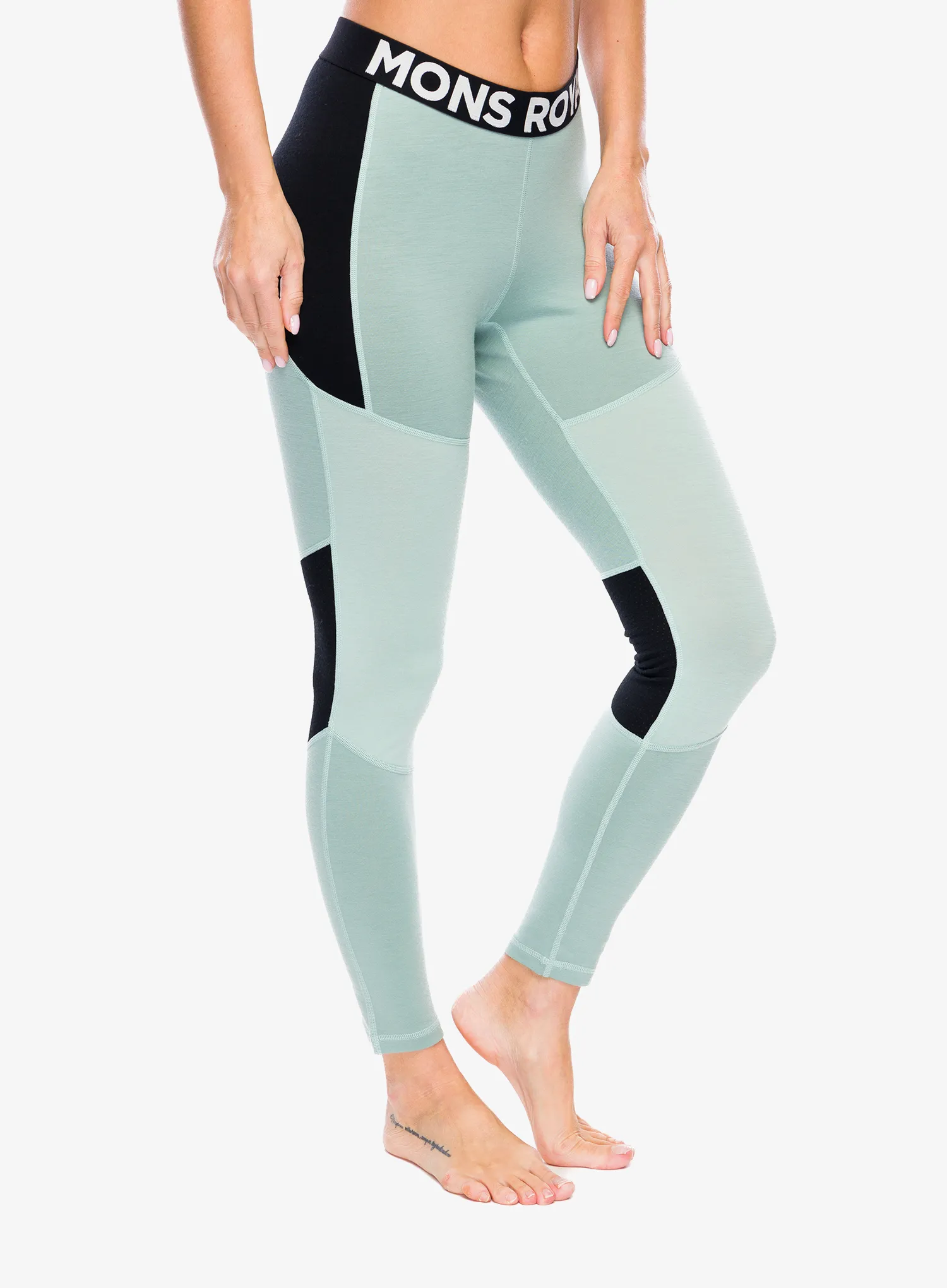 Termolegíny dámské Mons Royale Olympus Legging - glacier/dew/black