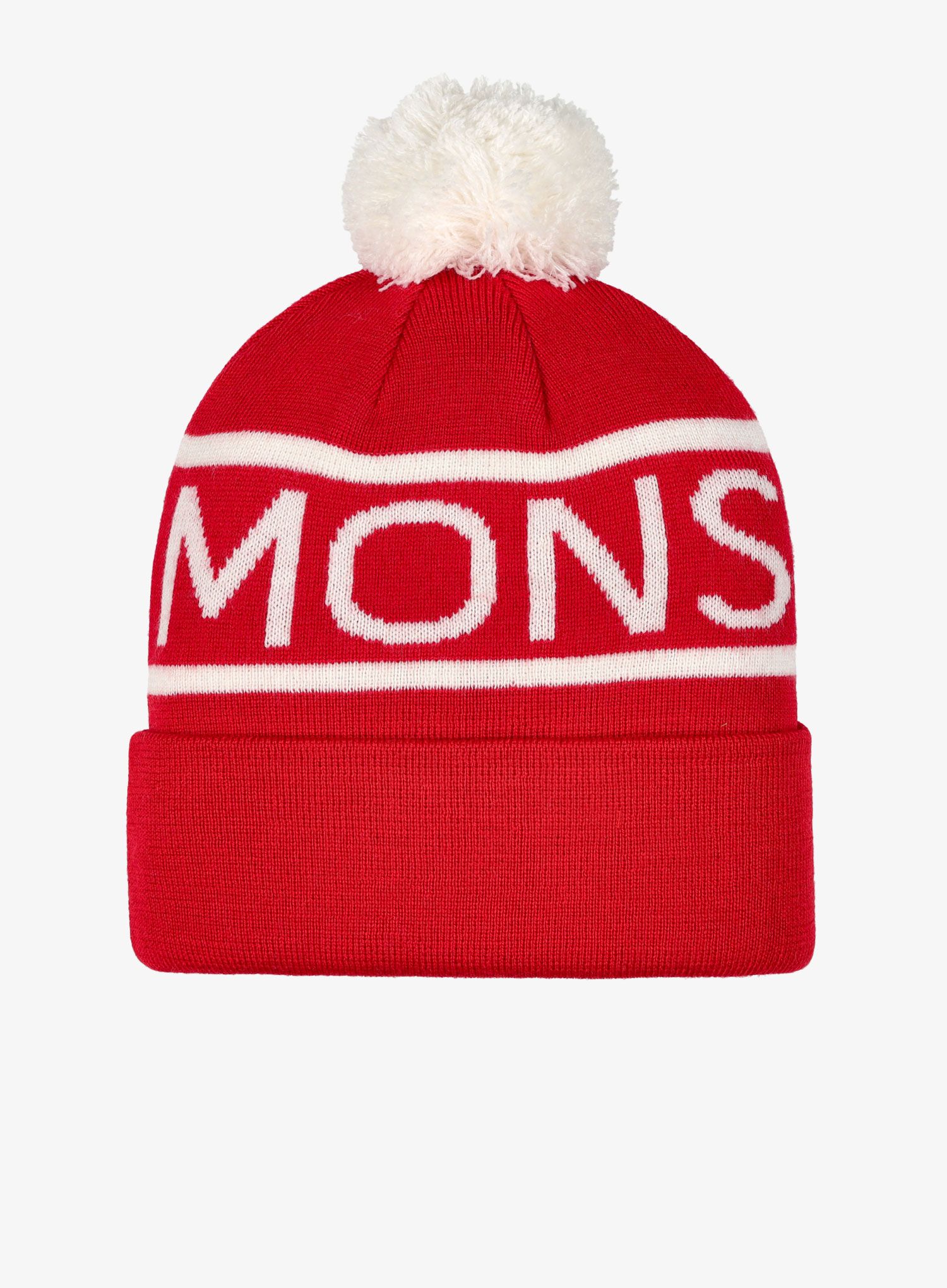 Zimní čepice Mons Royale Pom Pom Beanie - retro red