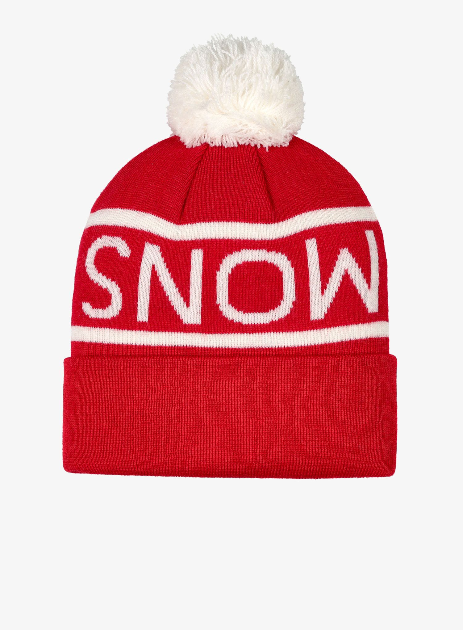 Zimní čepice Mons Royale Pom Pom Beanie - retro red