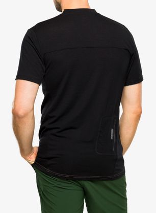 Cyklistické triko Mons Royale Redwood Enduro VT - black/undercover camo