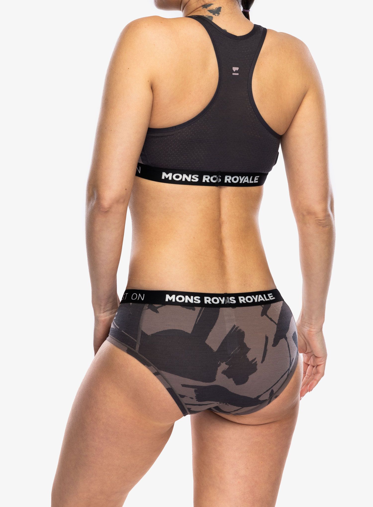 Sportovní podprsenka Mons Royale Sierra Sports Bra - fragments