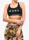Sportovní podprsenka Mons Royale Stella X-Back Bra - black