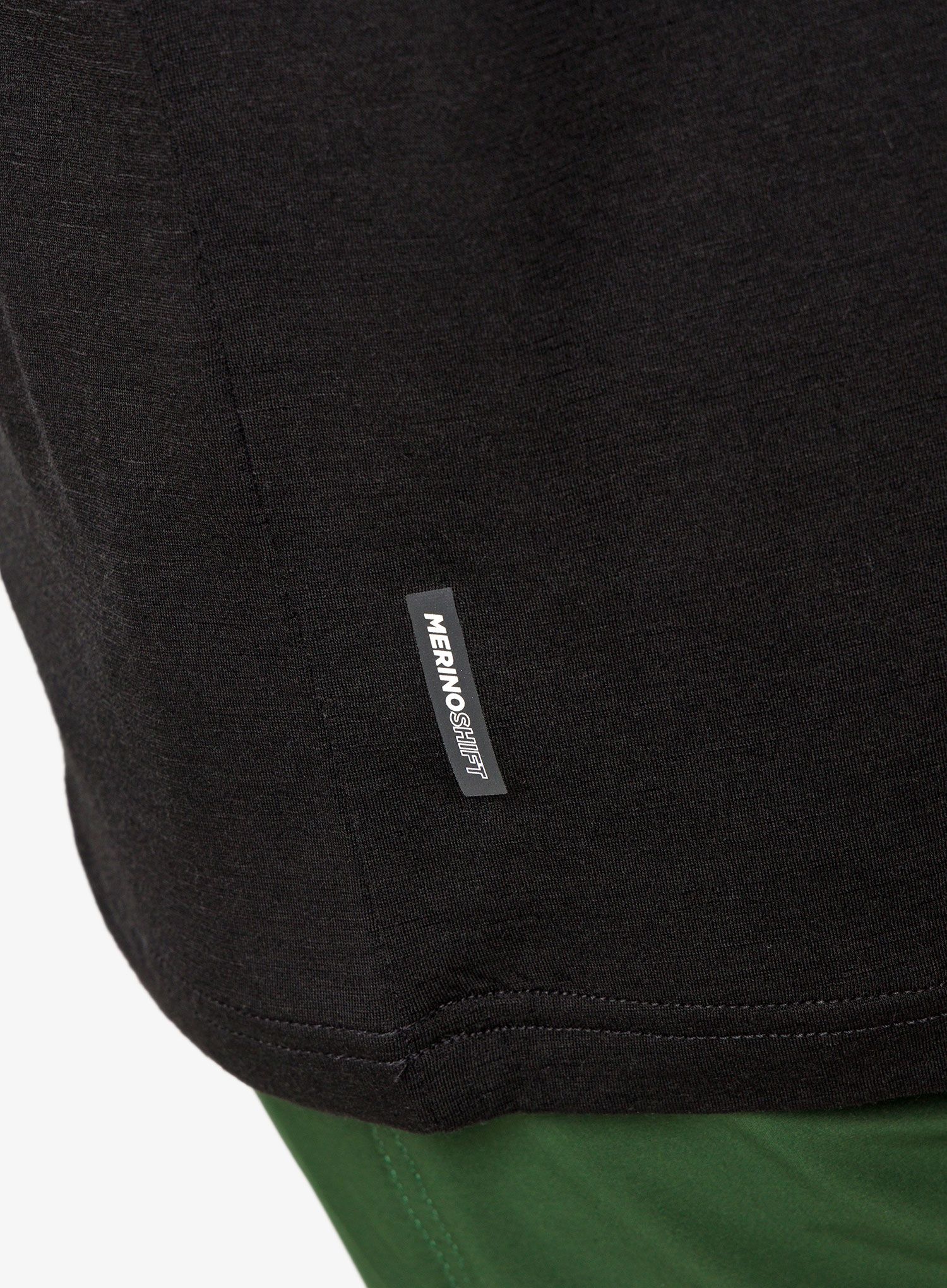 Cyklistické triko Mons Royale Tarn Merino Shift Raglan 3/4 - black
