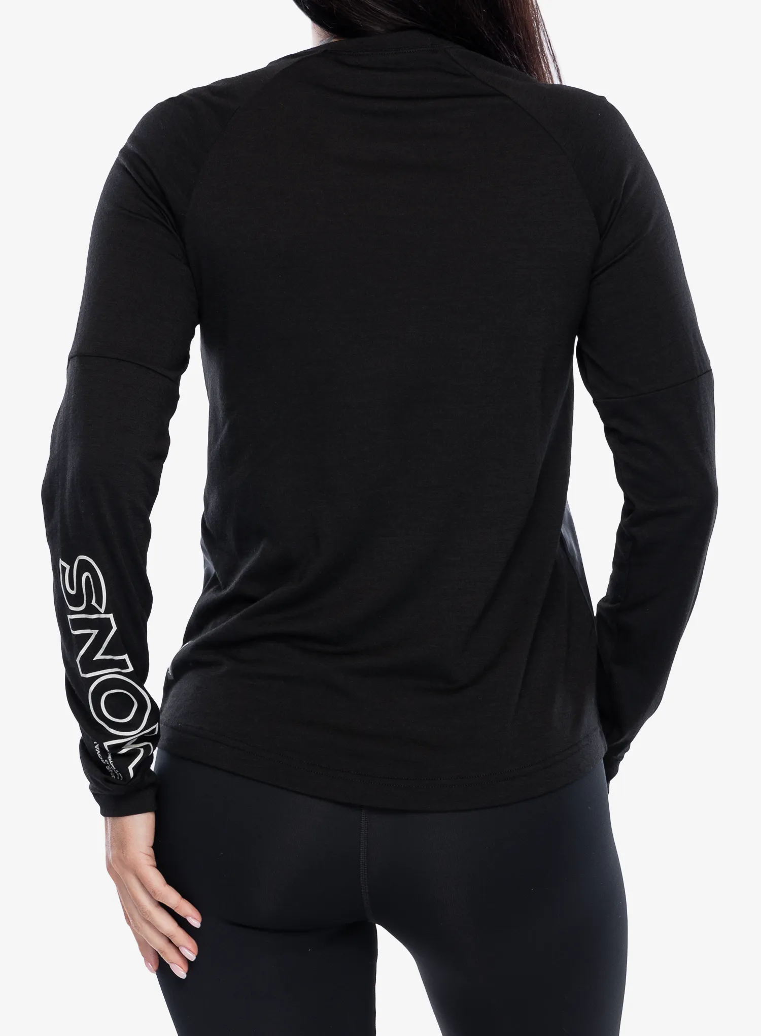 Dámská mikina Mons Royale Tarn Merino Shift Wind Jersey - black