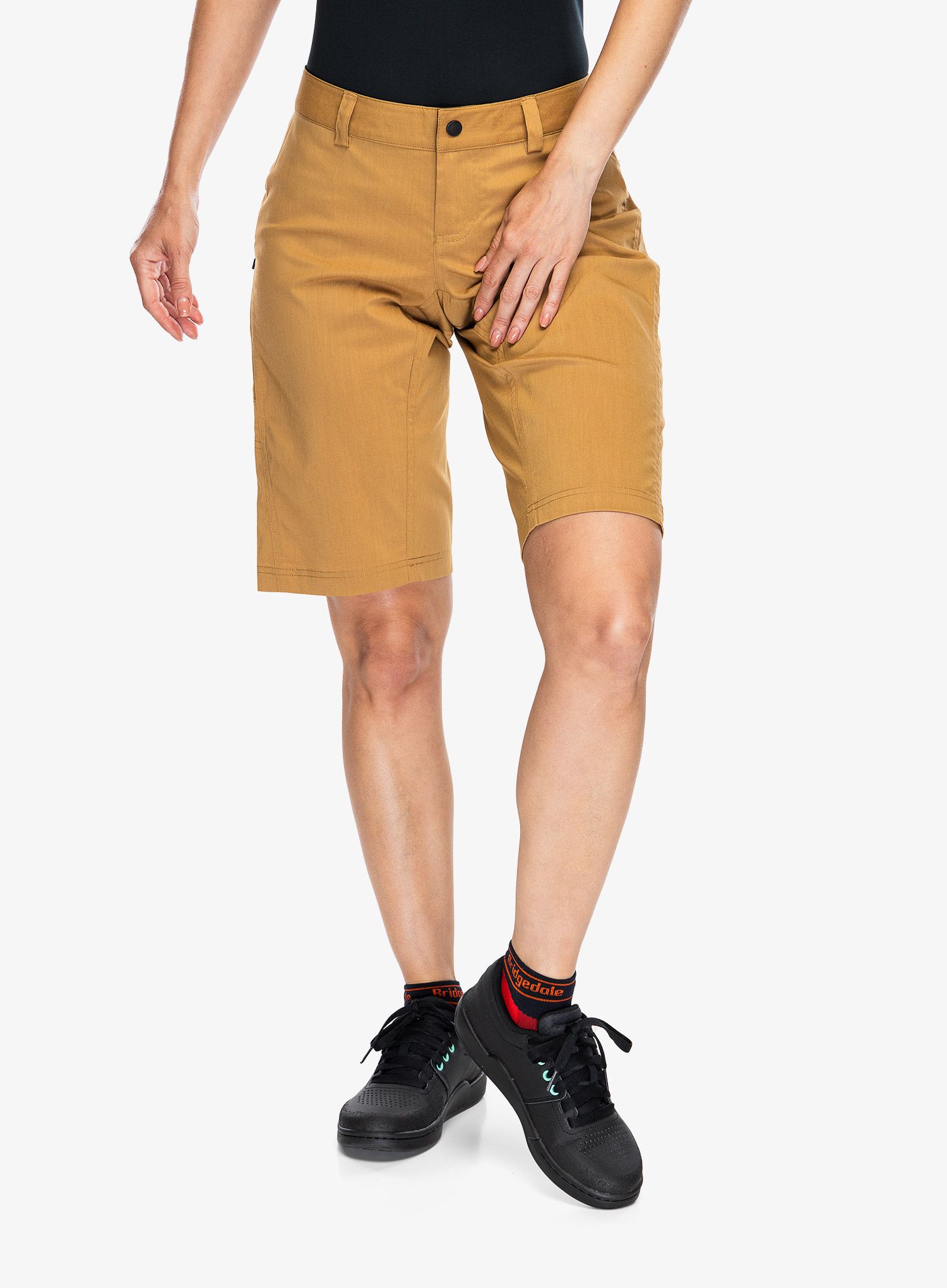 Cyklistické kraťasy dámské Mons Royale Virage Bike Shorts 2.0 - cumin