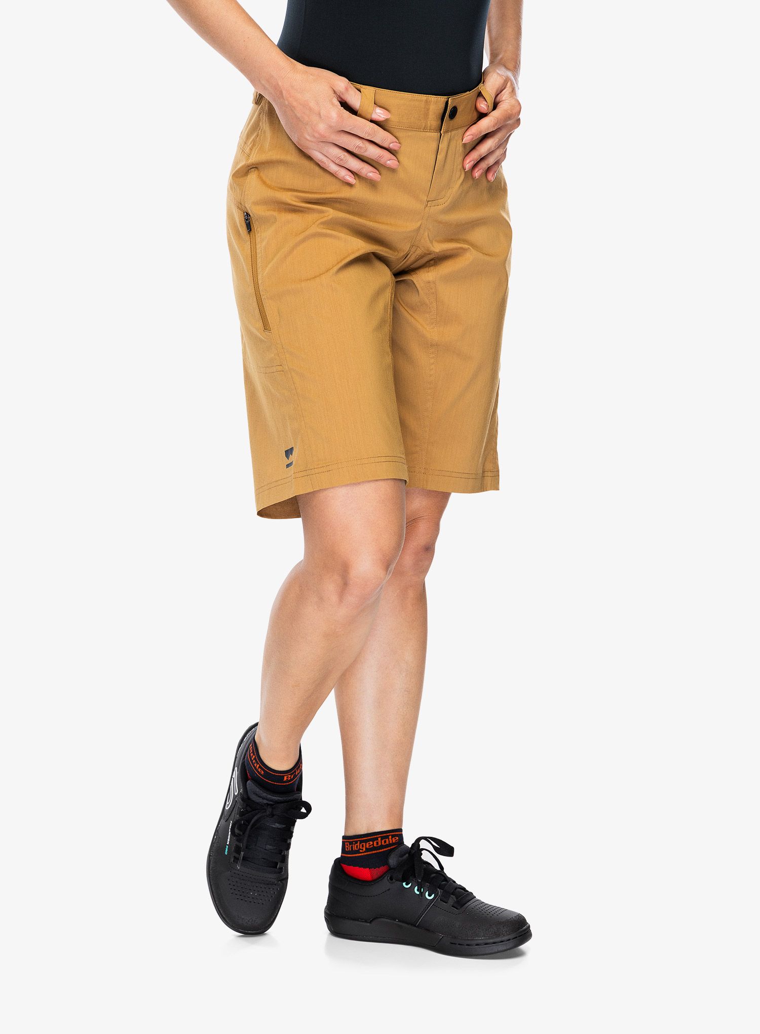 Cyklistické kraťasy dámské Mons Royale Virage Bike Shorts 2.0 - cumin