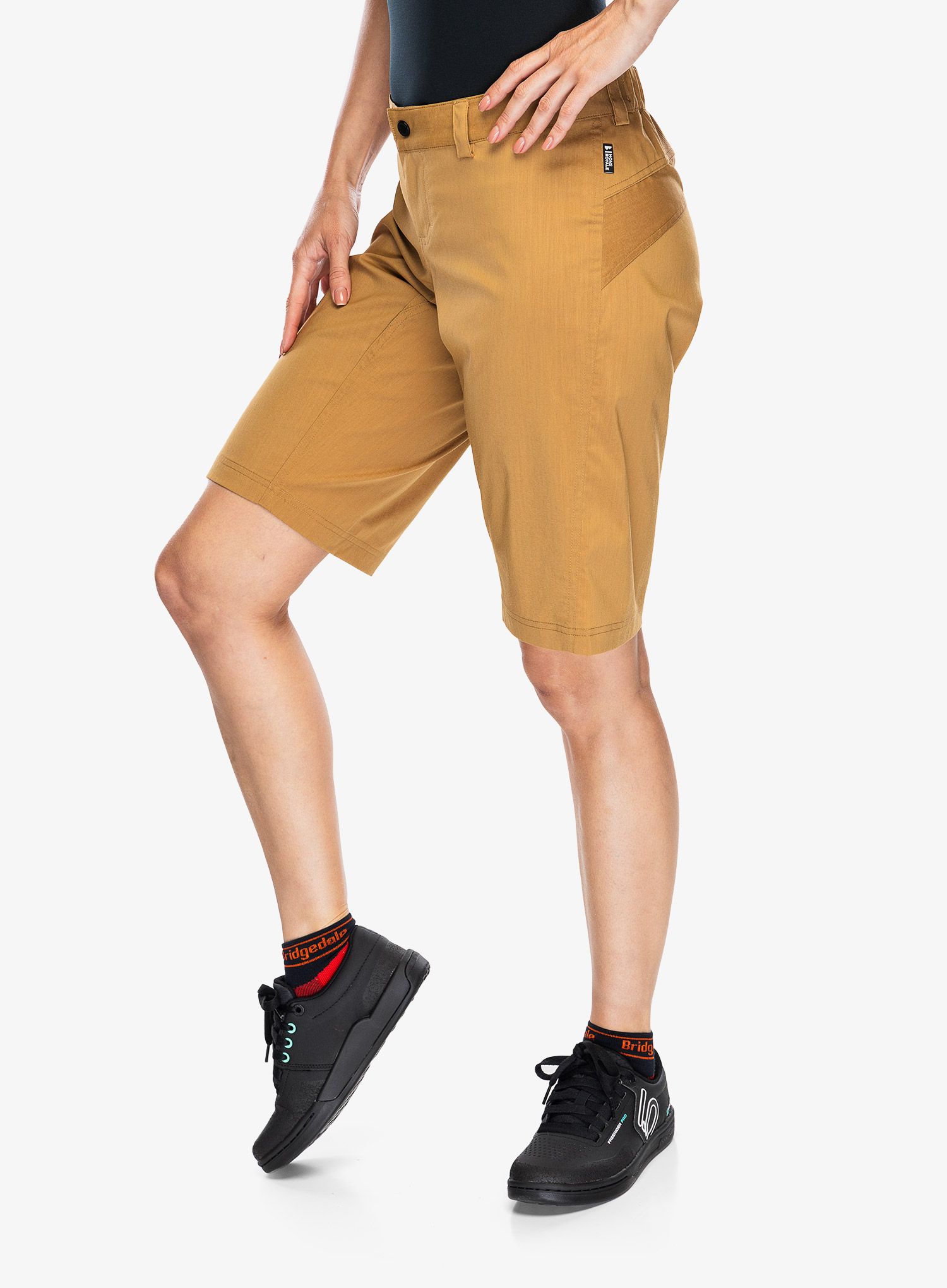 Cyklistické kraťasy dámské Mons Royale Virage Bike Shorts 2.0 - cumin