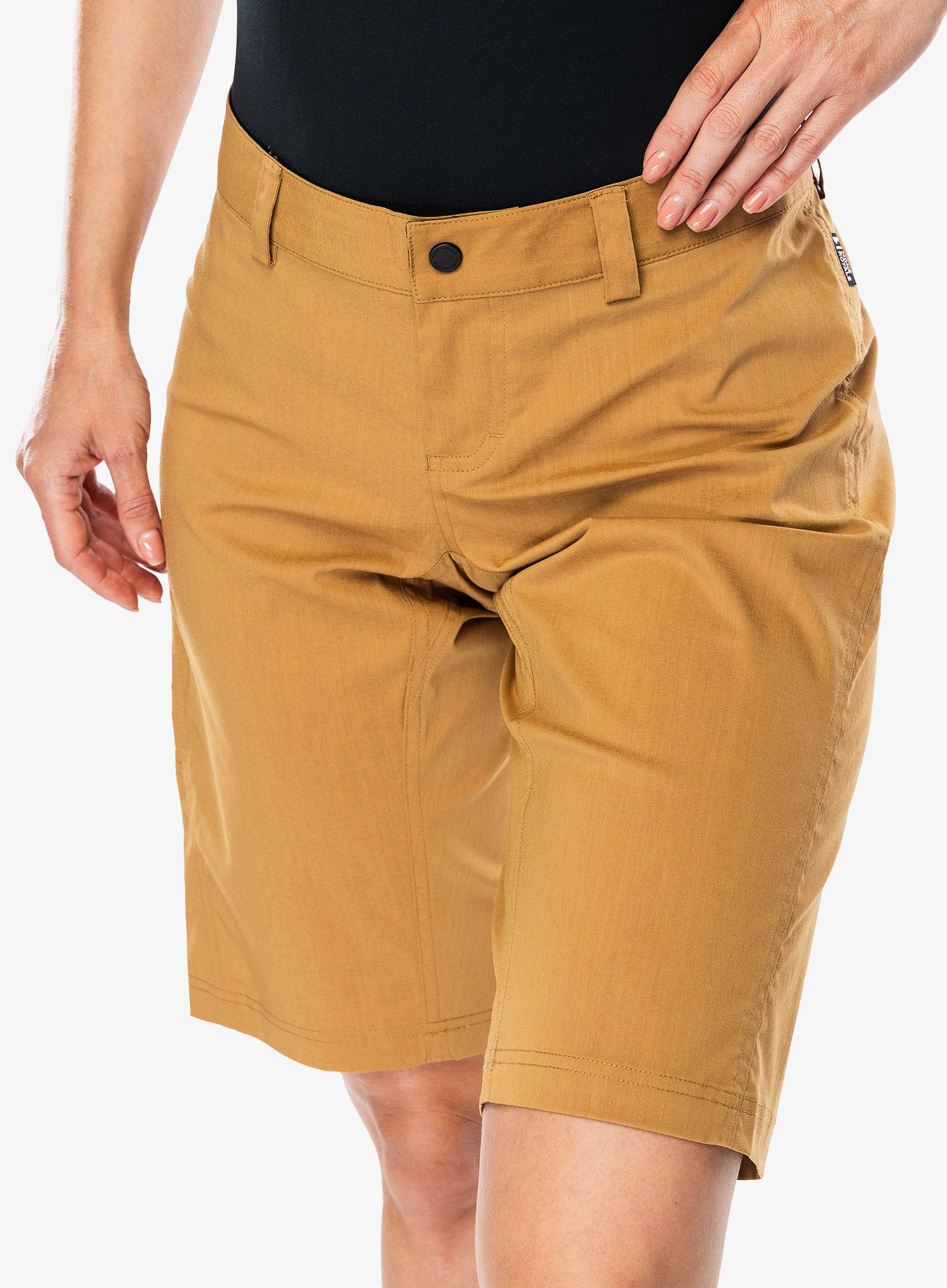 Cyklistické kraťasy dámské Mons Royale Virage Bike Shorts 2.0 - cumin