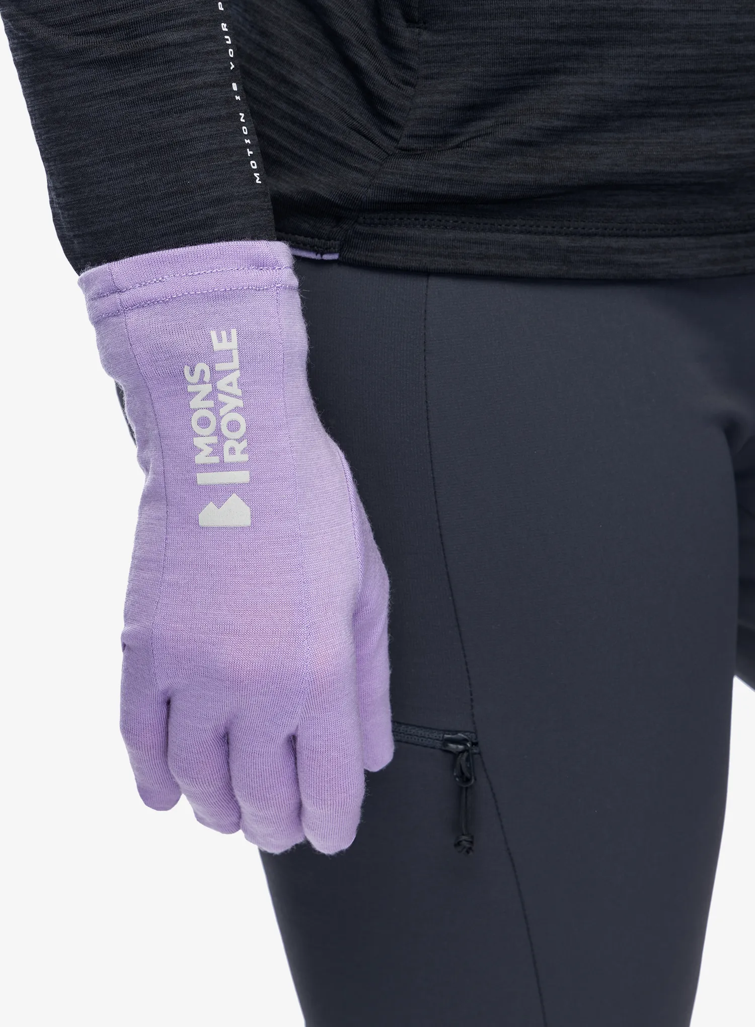 Rukavice Mons Royale Volta Merino Glove Liner - lupin