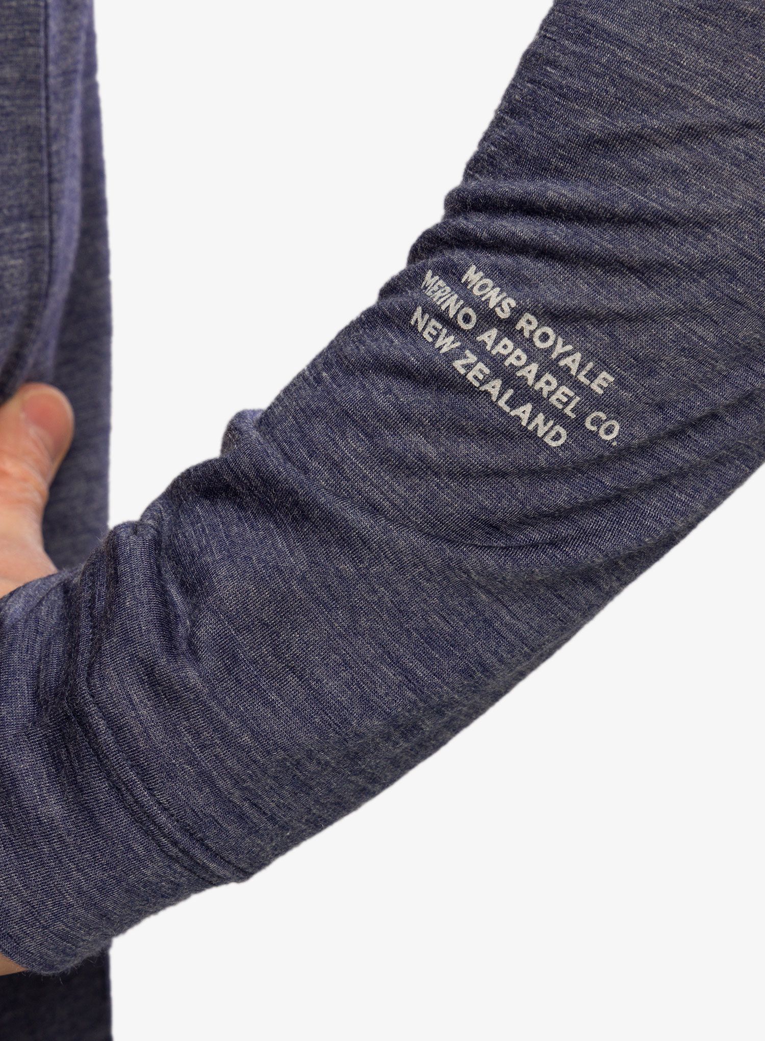 Cyklistická mikina Mons Royale Zephyr Merino Cool LS - midnight