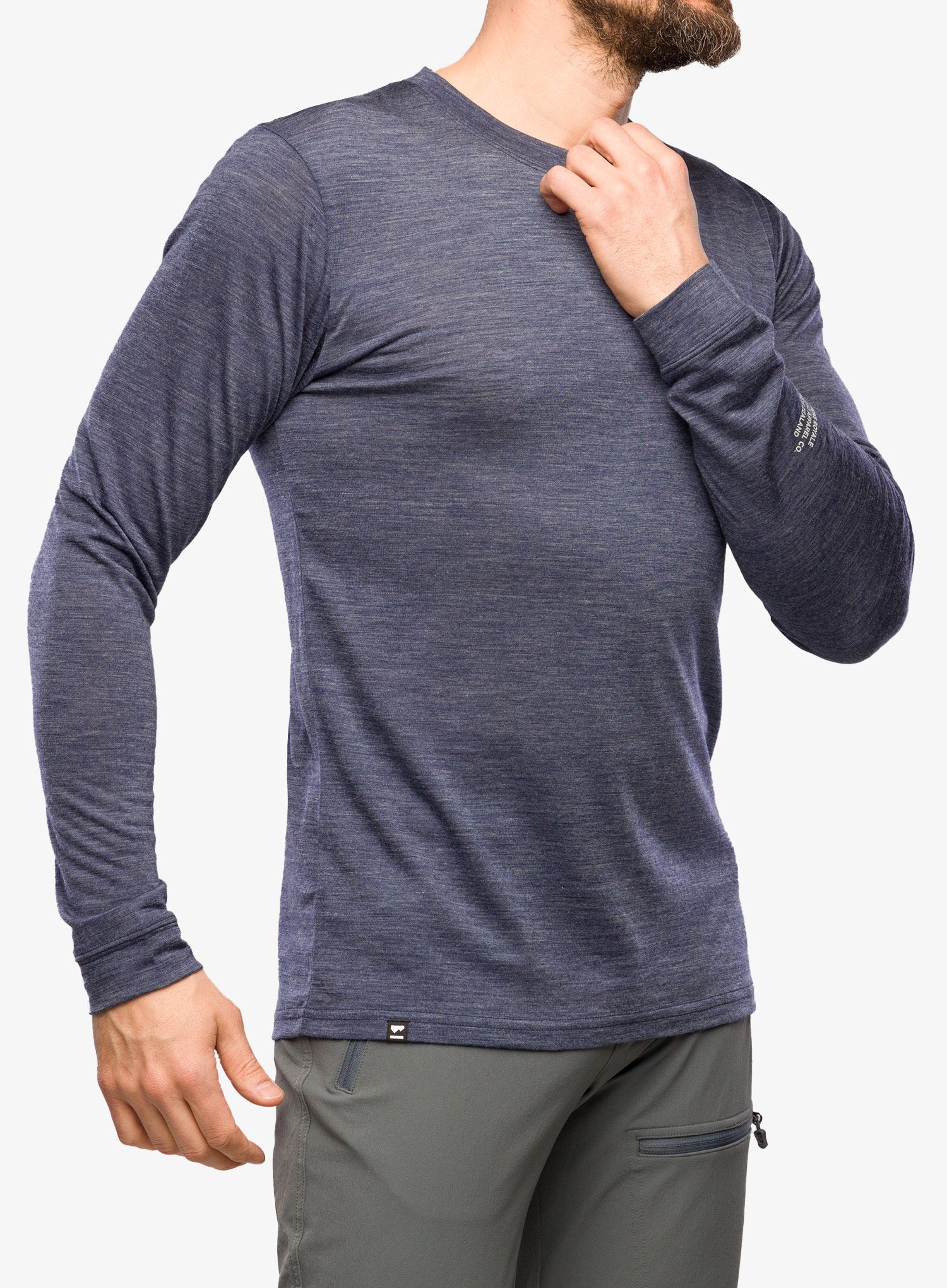 Cyklistická mikina Mons Royale Zephyr Merino Cool LS - midnight