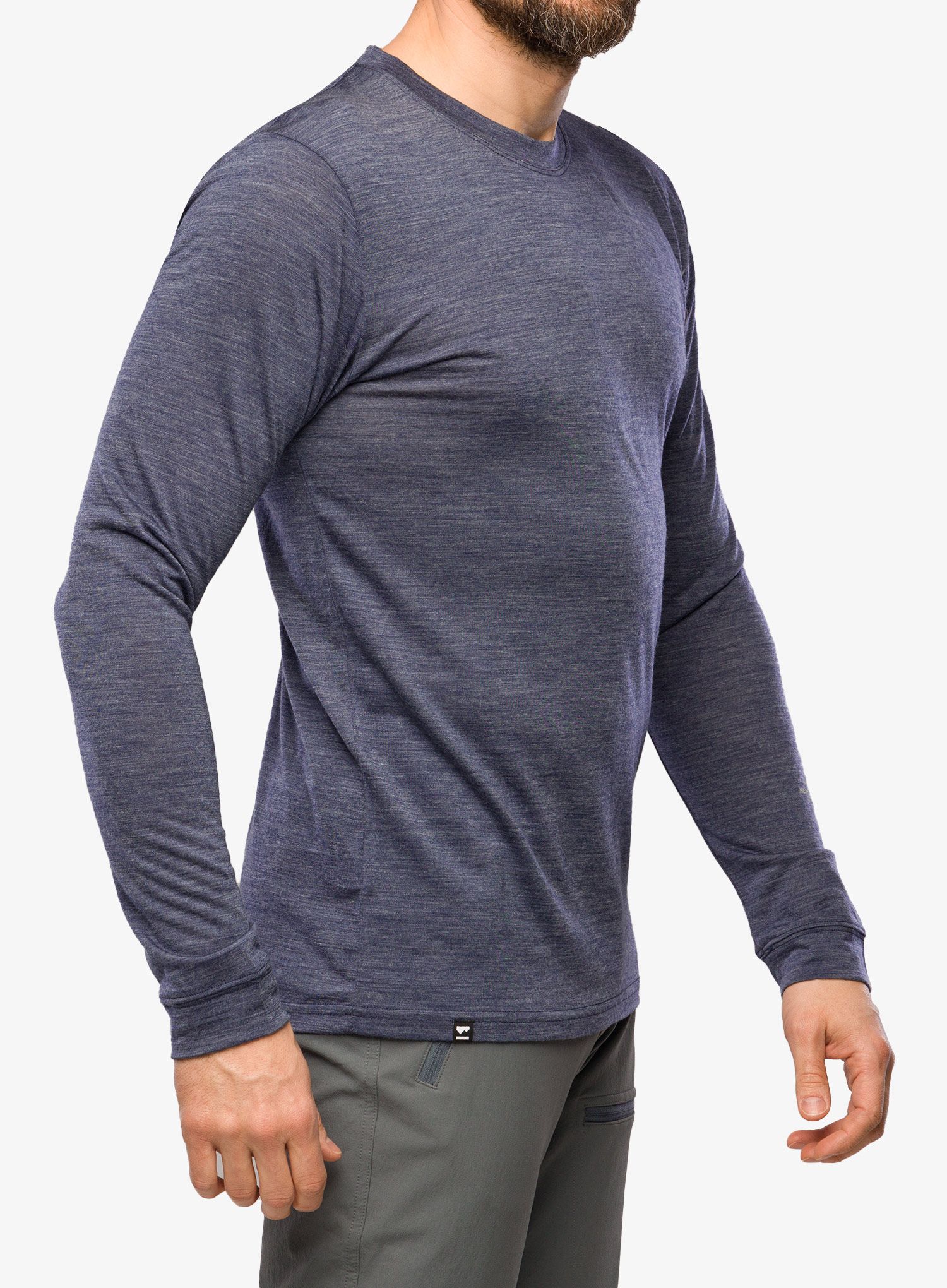 Cyklistická mikina Mons Royale Zephyr Merino Cool LS - midnight