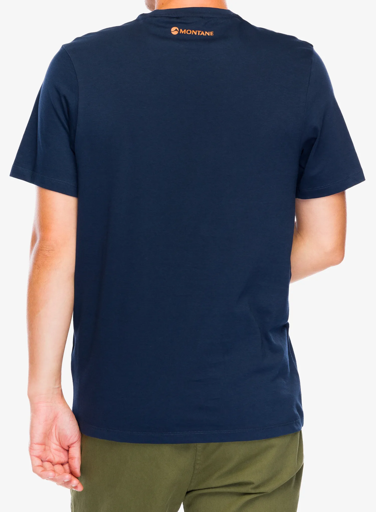 Tričko s potiskem Montane Abstract Mountain T-Shirt - eclipse blue