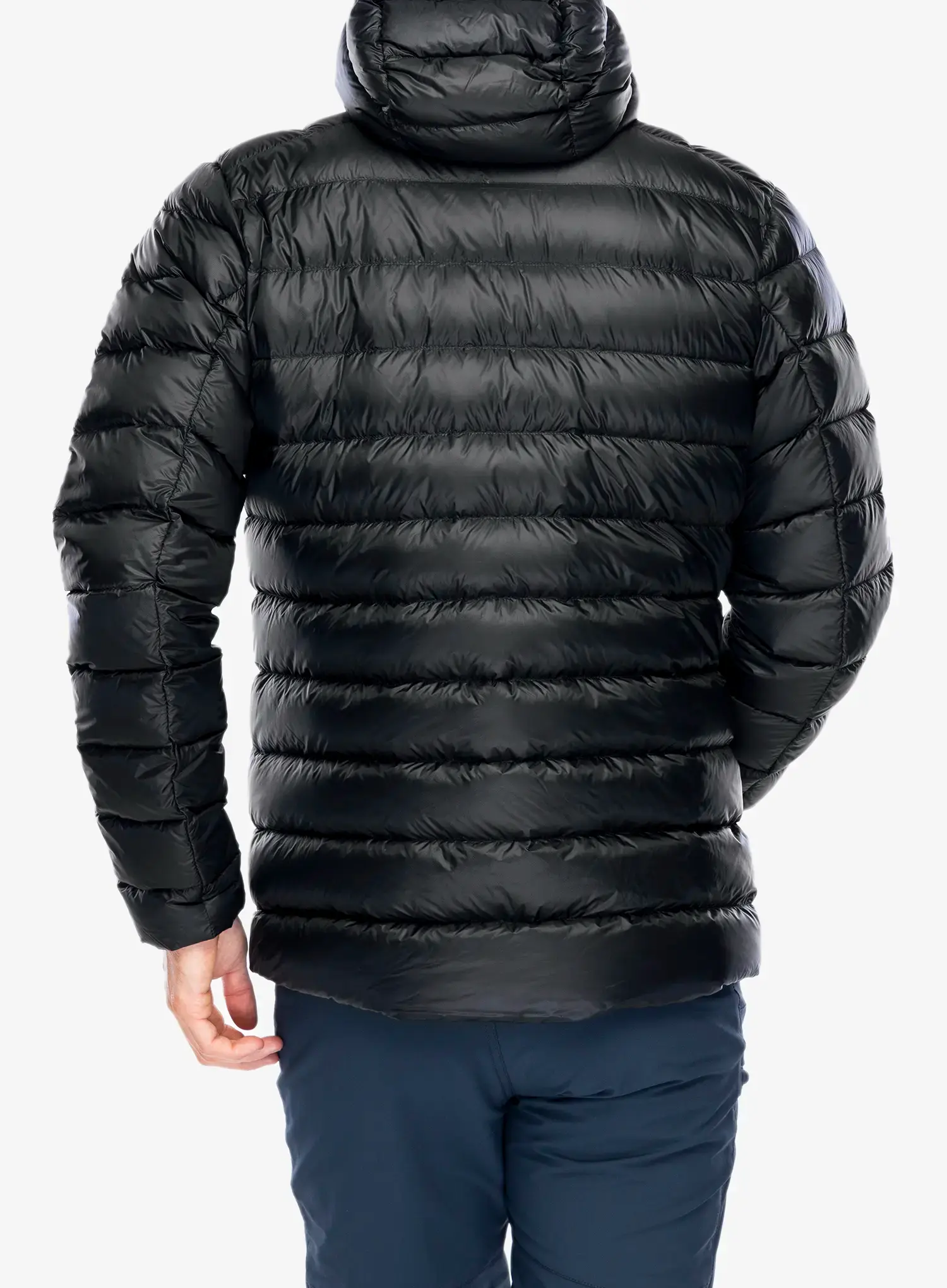 Péřová bunda Montane Alpine 850 Lite Hoodie - black