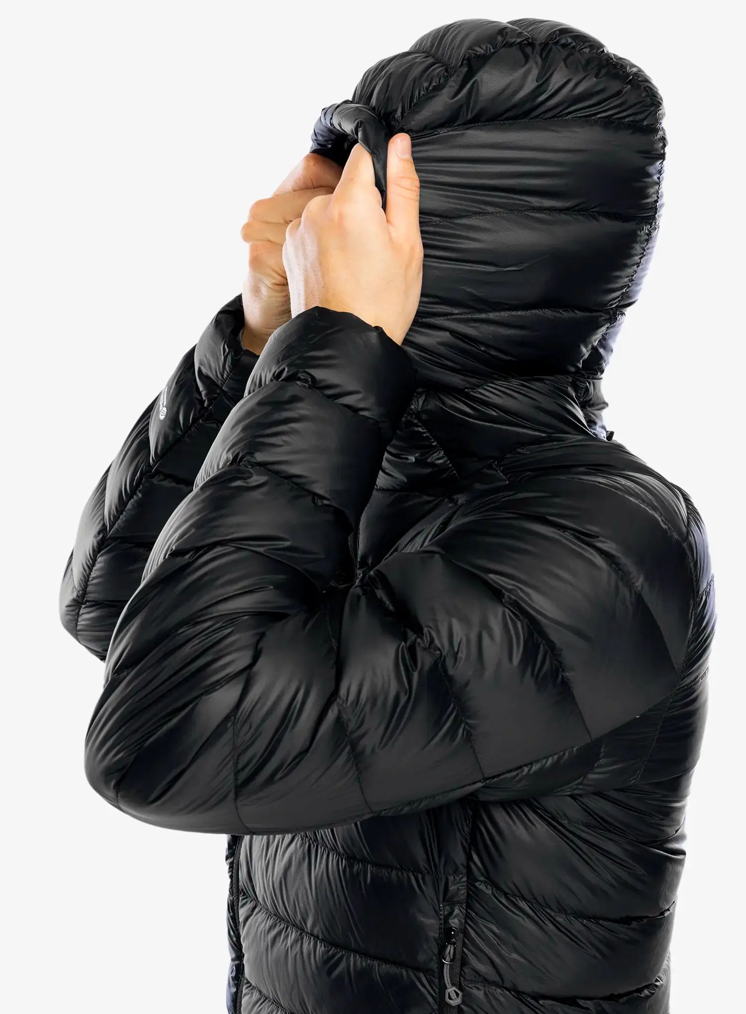 Péřová bunda Montane Alpine 850 Lite Hoodie - black